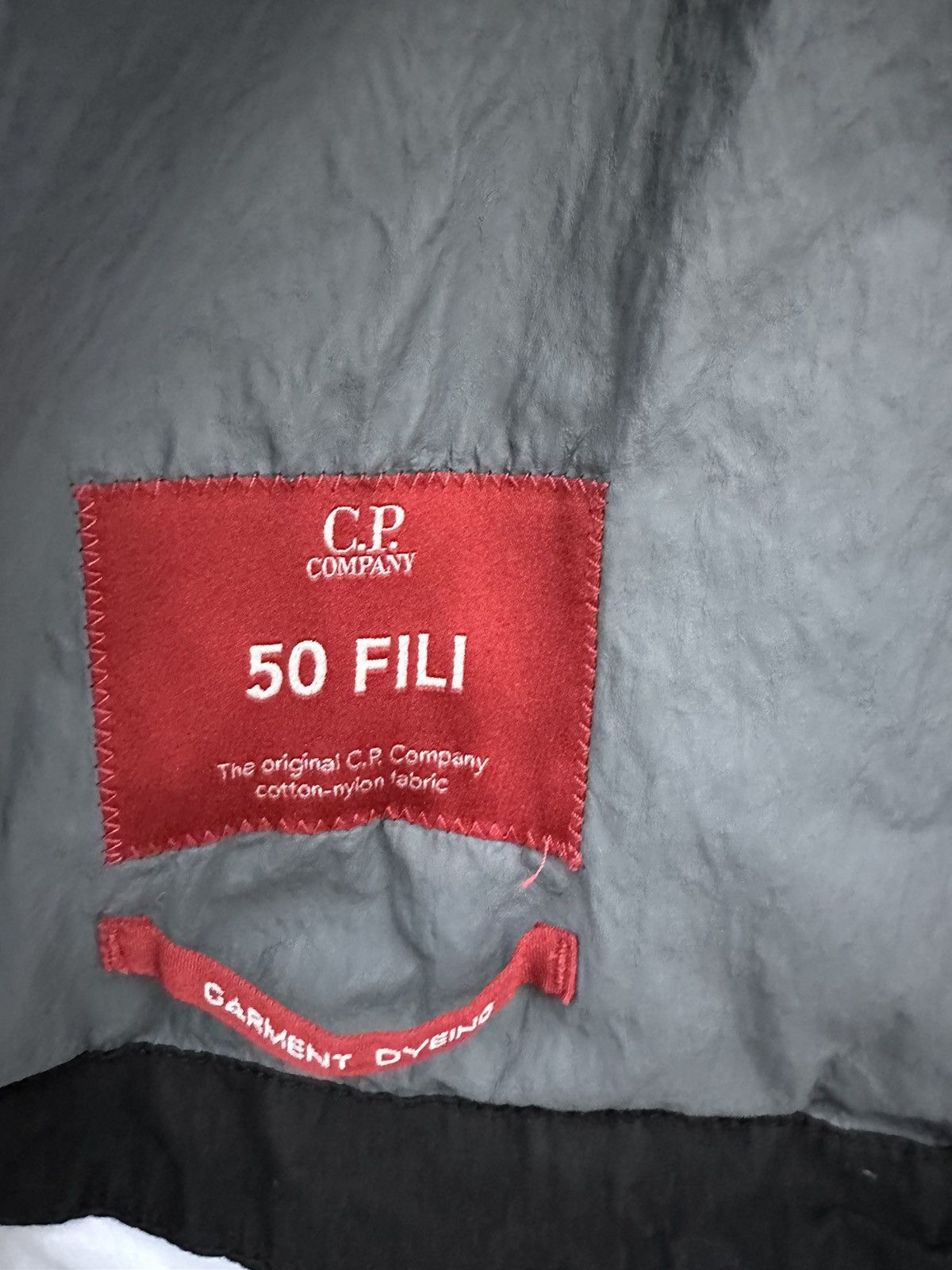 C.P. Company C.P. COMPANY 50 Fili Rubber Hooded Black Jacket Size US M / EU 48-50 / 2 - 7 Thumbnail