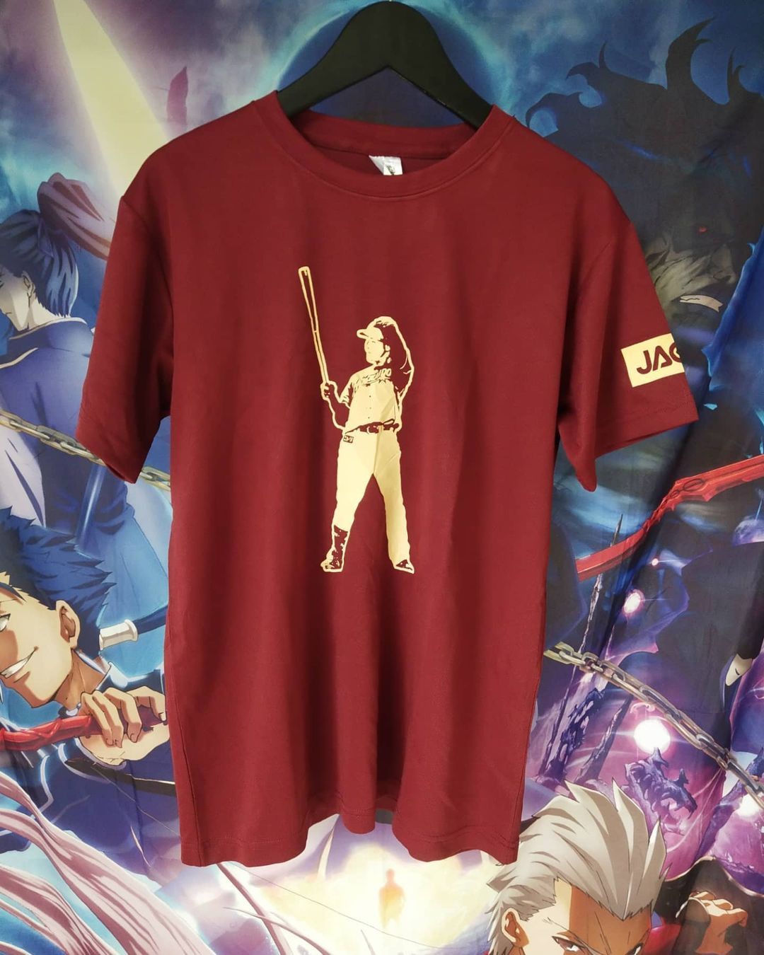 Japanese Brand Nippon Ham Fighters Baseball Team Maroon Jersey Tees Size US L / EU 52-54 / 3 - 2 Thumbnail