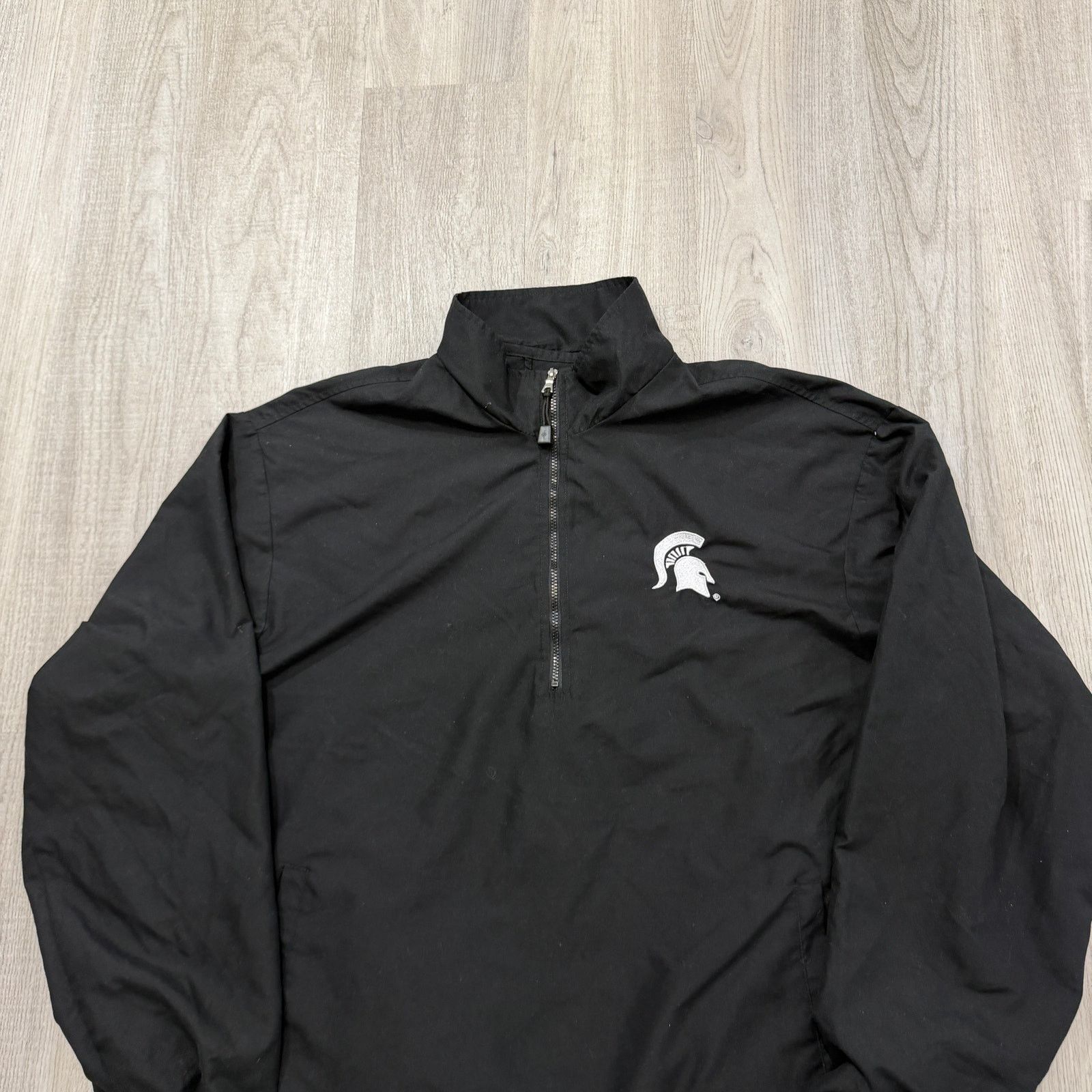 North End North End Michigan State Spartans 1/4 Zip Windbreaker Jacket Size US M / EU 48-50 / 2 - 2 Thumbnail