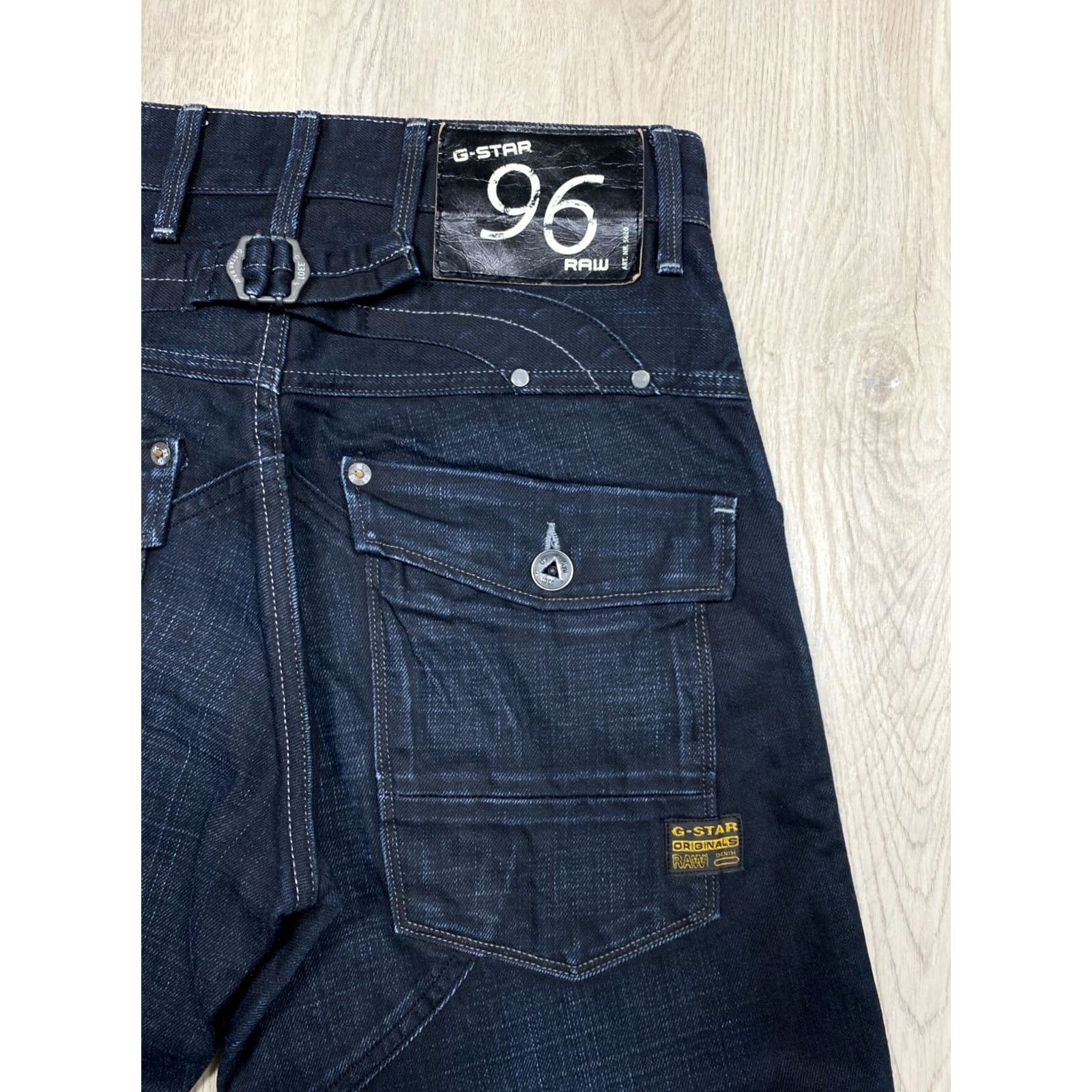 G-Star G Star Raw 5620 Vintage Denim Double Knee Pants Jeans Size 29 Blue Cotton Denim Men Regular Waist 29 Inseam 32 Vintage Size US 29 - 8 Thumbnail