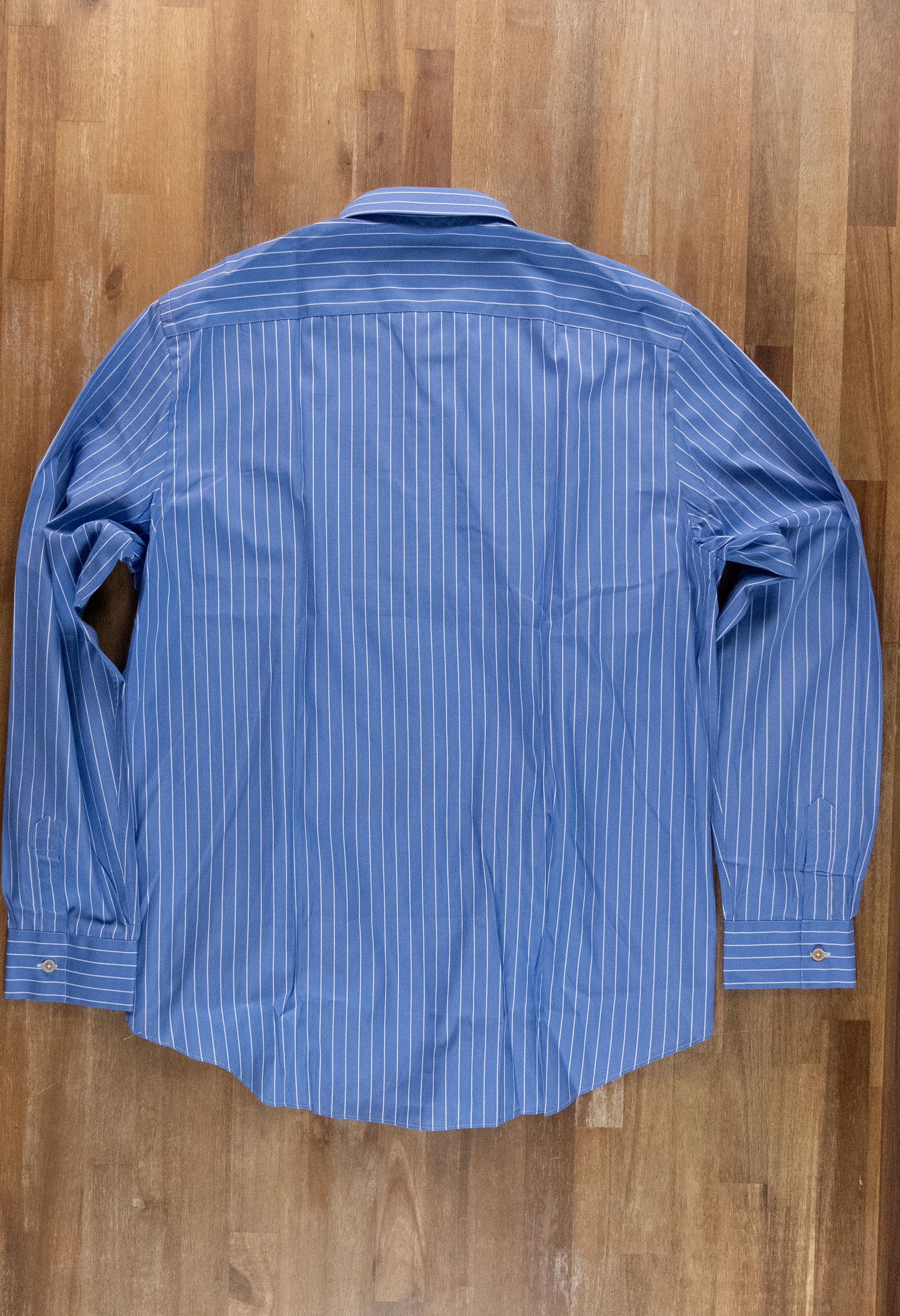 Paul Smith PAUL SMITH mainline regular fit blue striped cotton shirt XL Size US XL / EU 56 / 4 - 6 Thumbnail