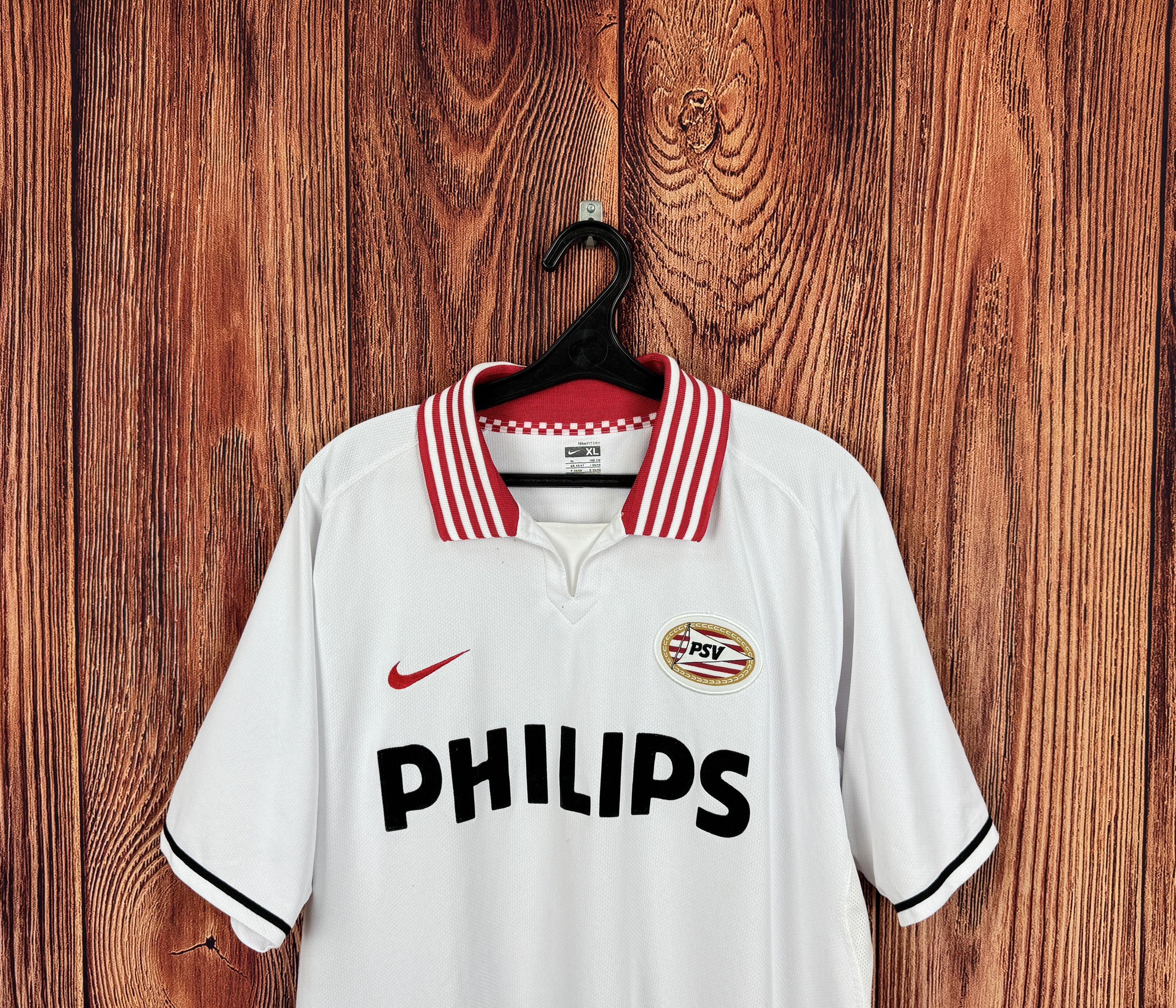 Nike 2007-2008 PSV NIKE Away White Football Soccer Jersey Kit Size US XL / EU 56 / 4 - 2 Thumbnail
