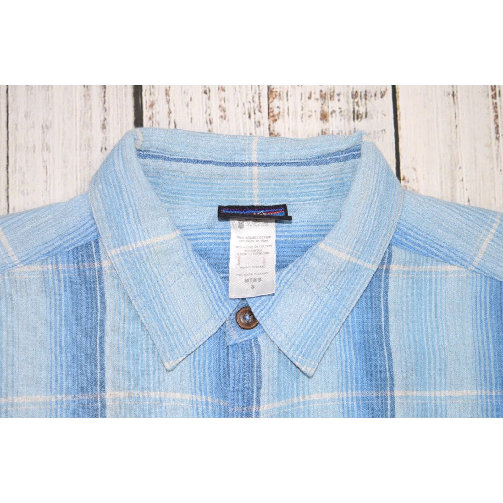 Patagonia MENS Patagonia Button Up Plaid Shirt Small Organic Cotton Short Sleeve Pocket Shirt Size US S / EU 44-46 / 1 - 3 Thumbnail