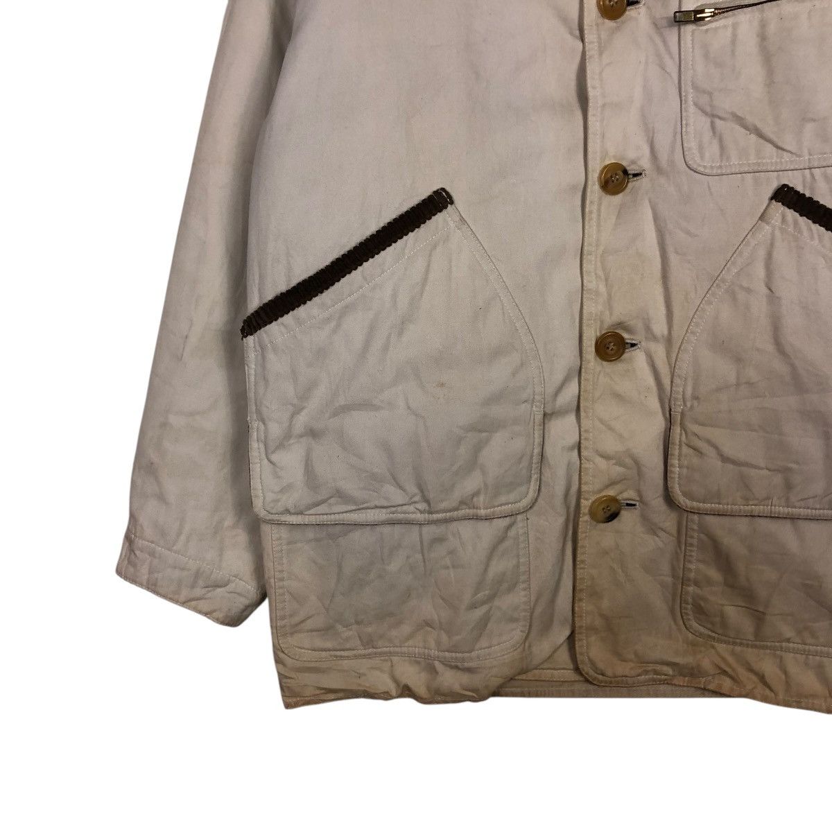 Japanese Brand 🔥VINTAGE CHORE JACKET BASSETT WALKER BLANKET ISSEY MIYAKE Size US M / EU 48-50 / 2 - 7 Thumbnail