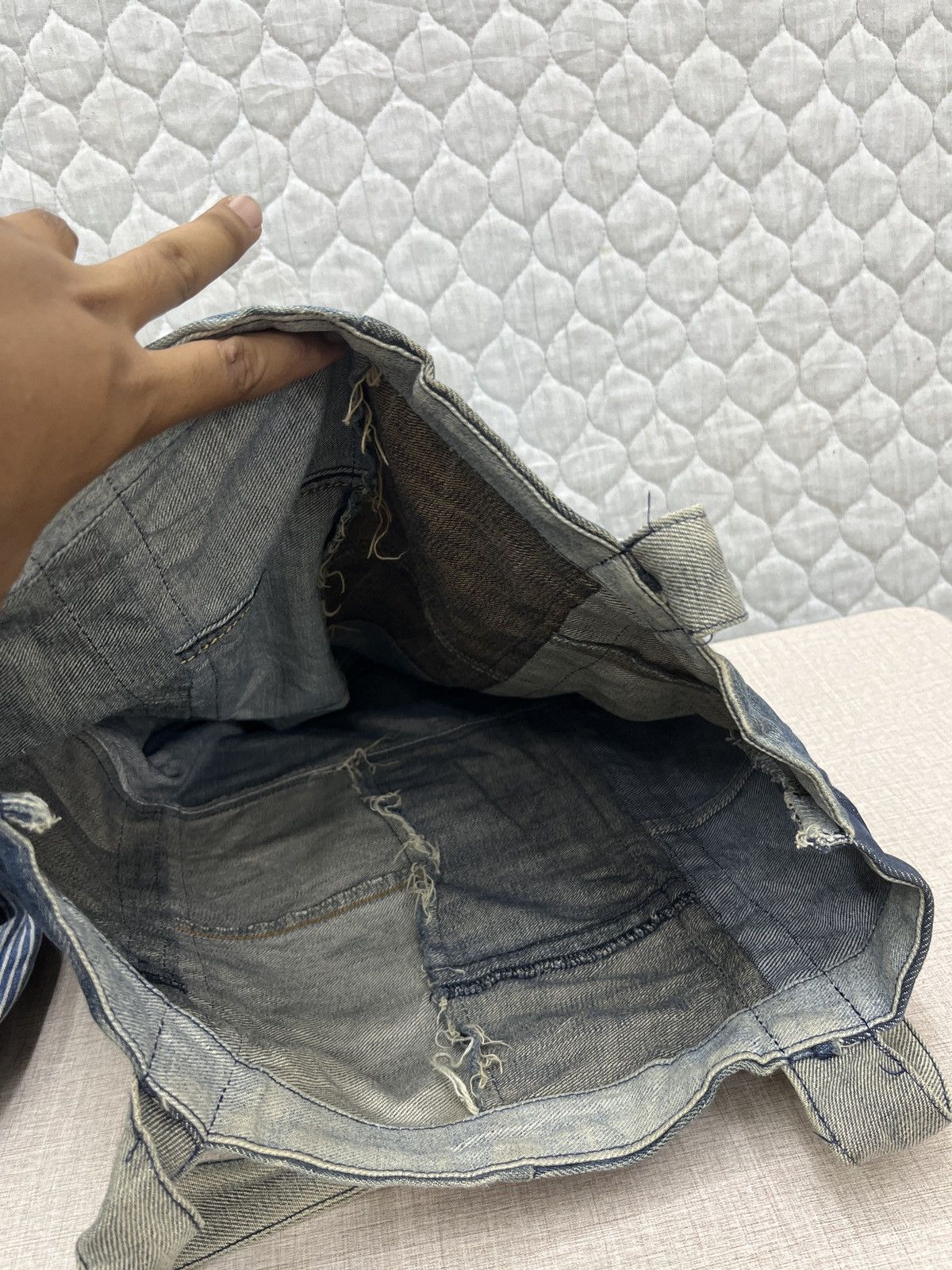 Other 🔥🔥🔥ARCHIVE DENIM PATCHWORK BAG Size ONE SIZE - 14 Thumbnail