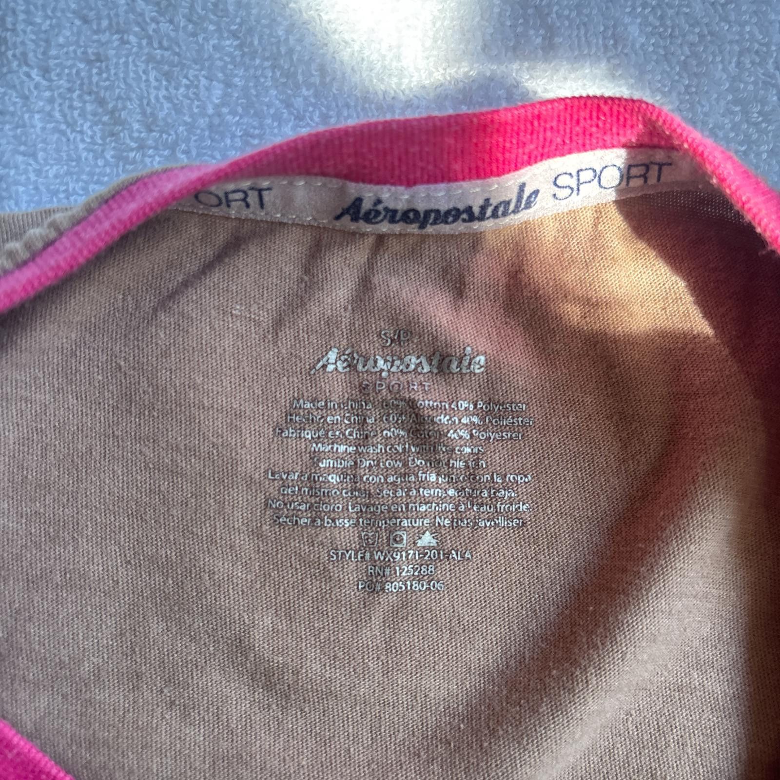Aeropostale y2k aero sport playground prep baby tee Size XS / US 0-2 / IT 36-38 - 5 Thumbnail