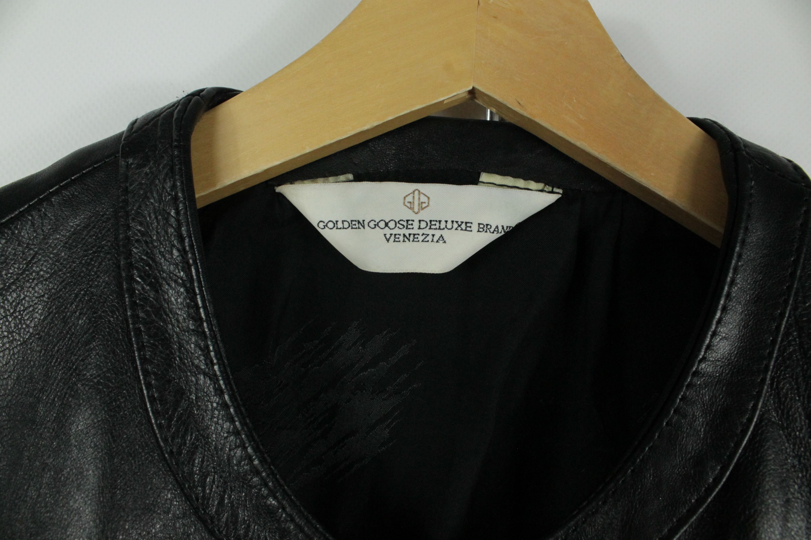 Golden Goose Golden Goose DB Black Leather Belted Jacket Women's Size S / US 4 / IT 40 - 3 Thumbnail
