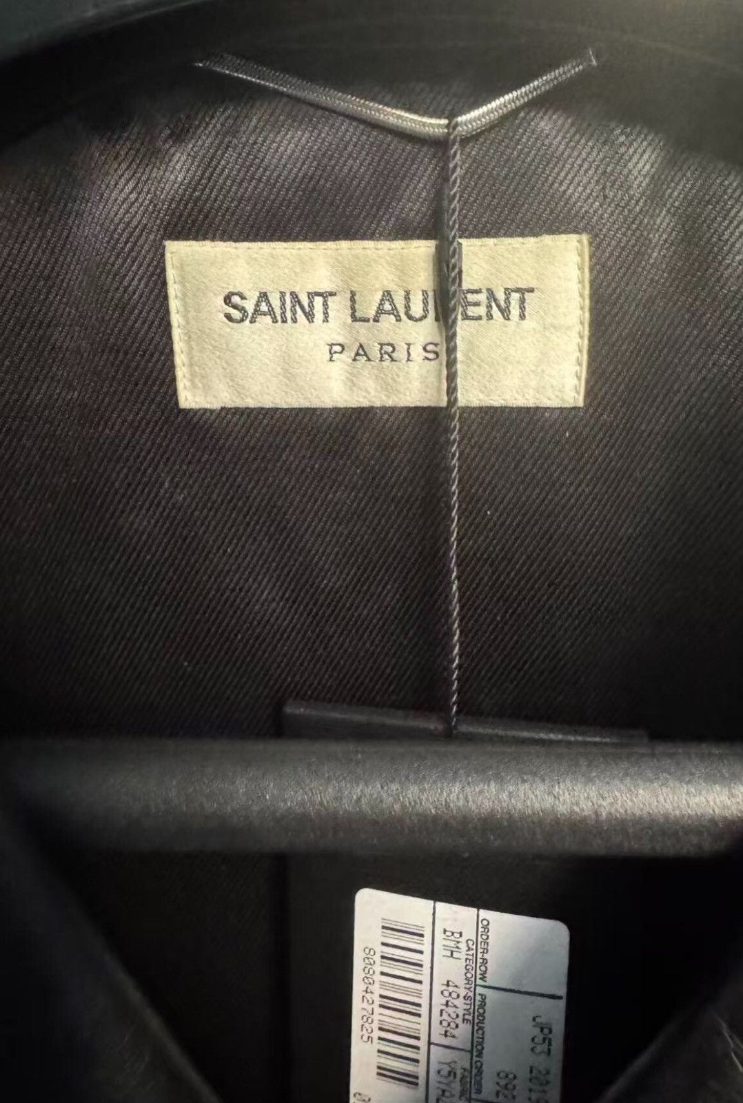 Saint Laurent Paris Saint Laurent SLP Authentic 19FW L01 Leather Jacket Size 48 Size US M / EU 48-50 / 2 - 2 Thumbnail