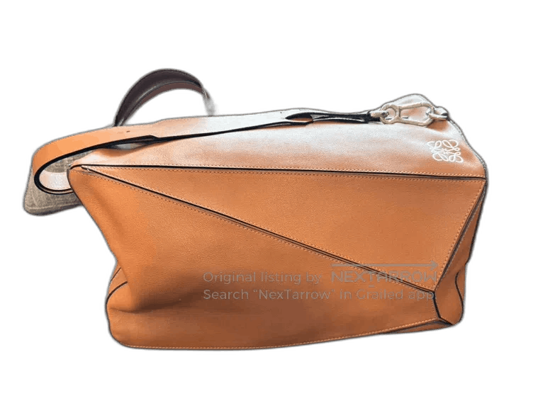 Loewe large geometric puzzle bag in caramel. Size ONE SIZE - 1 Thumbnail