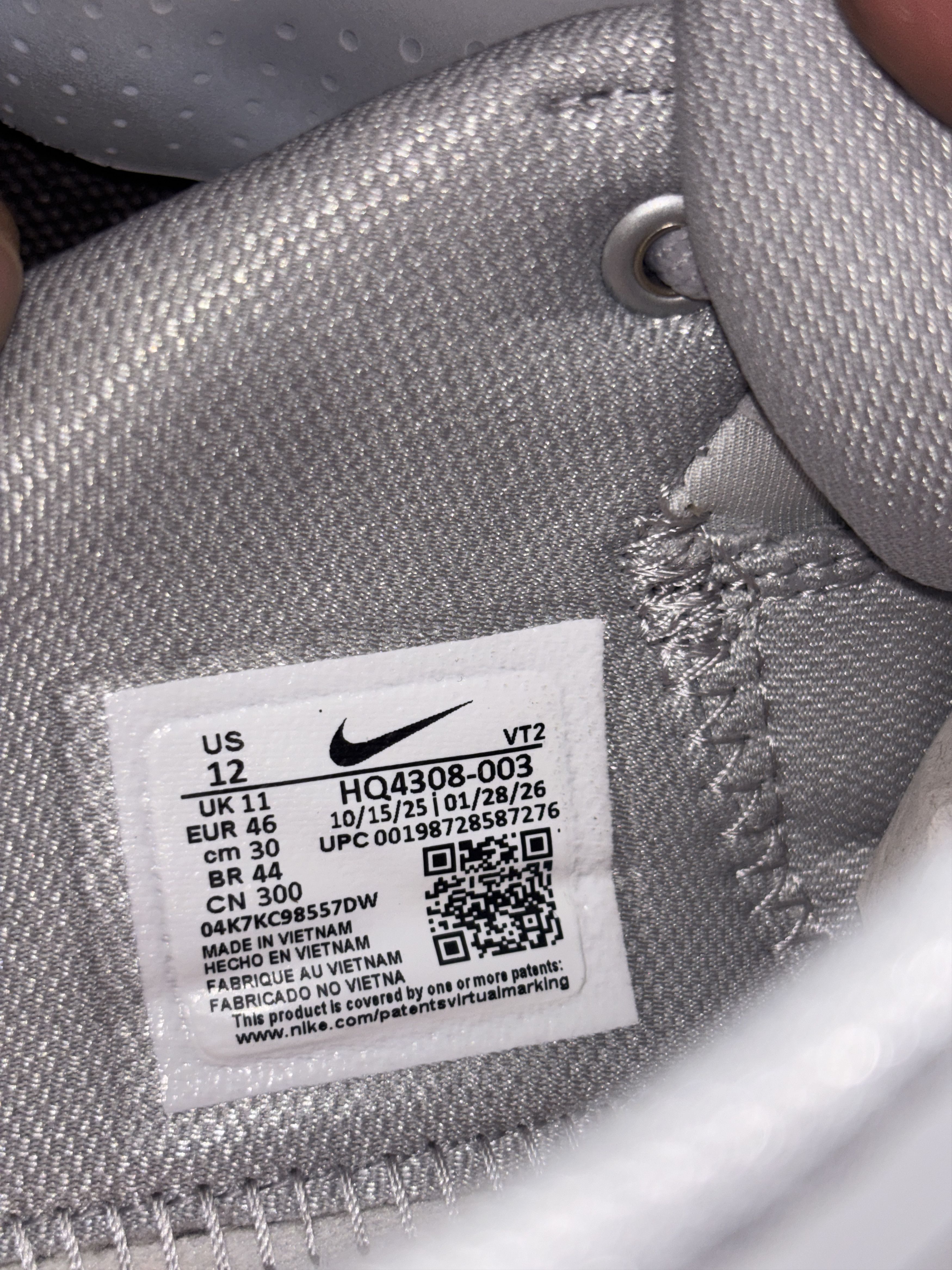 Nike Nike Mind 002 Light Smoke Grey (2026) Men’s 12 HQ4308-003 Size US 12 / EU 45 - 15 Thumbnail