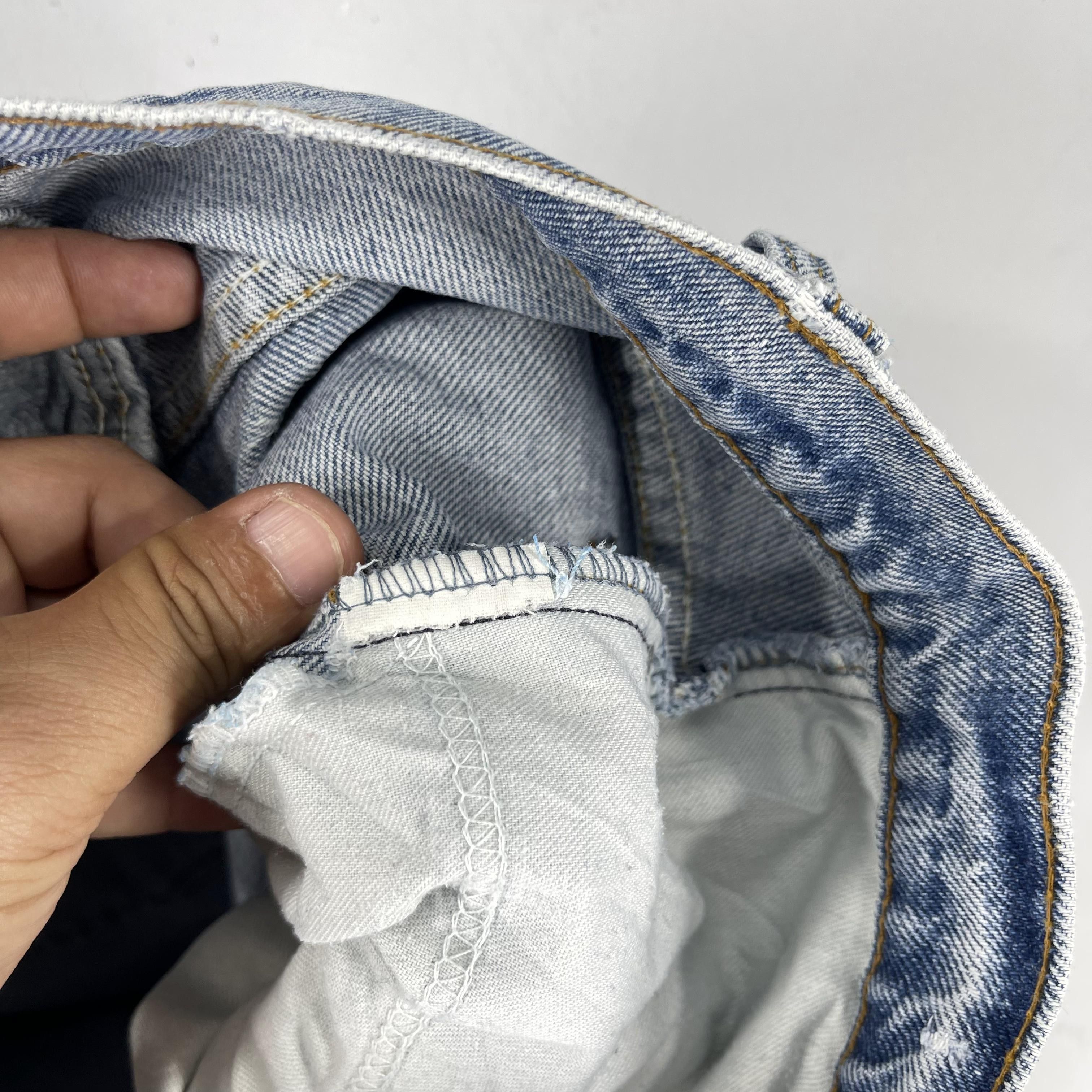 Levi's × Vintage W29 L31 Vintage Distressed Levis 505 Orange Tab Jeans Size US 29 - 7 Thumbnail