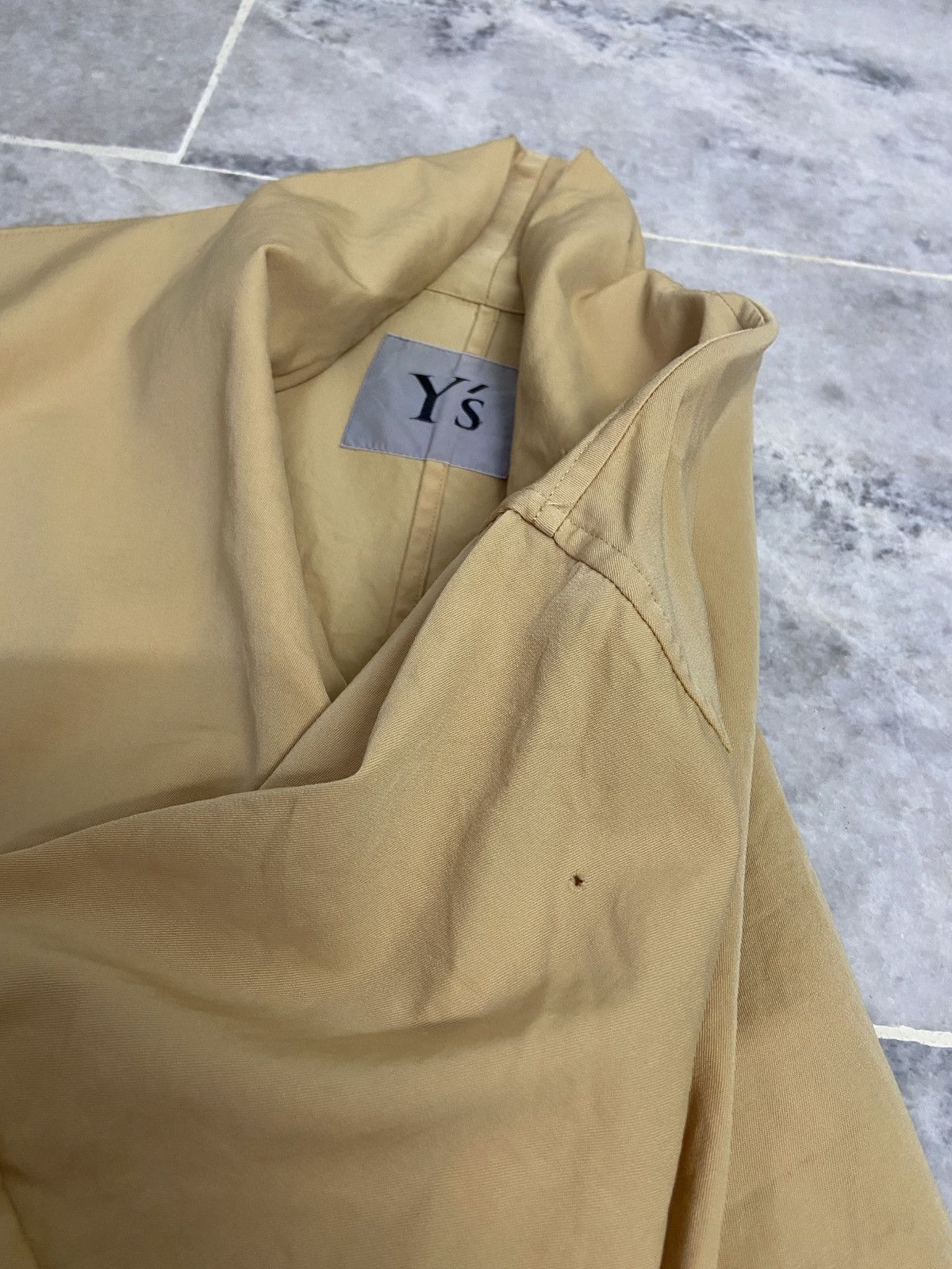 Yohji Yamamoto Y’s Laine Wool Long Oversize Shirt Size US L / EU 52-54 / 3 - 10 Thumbnail