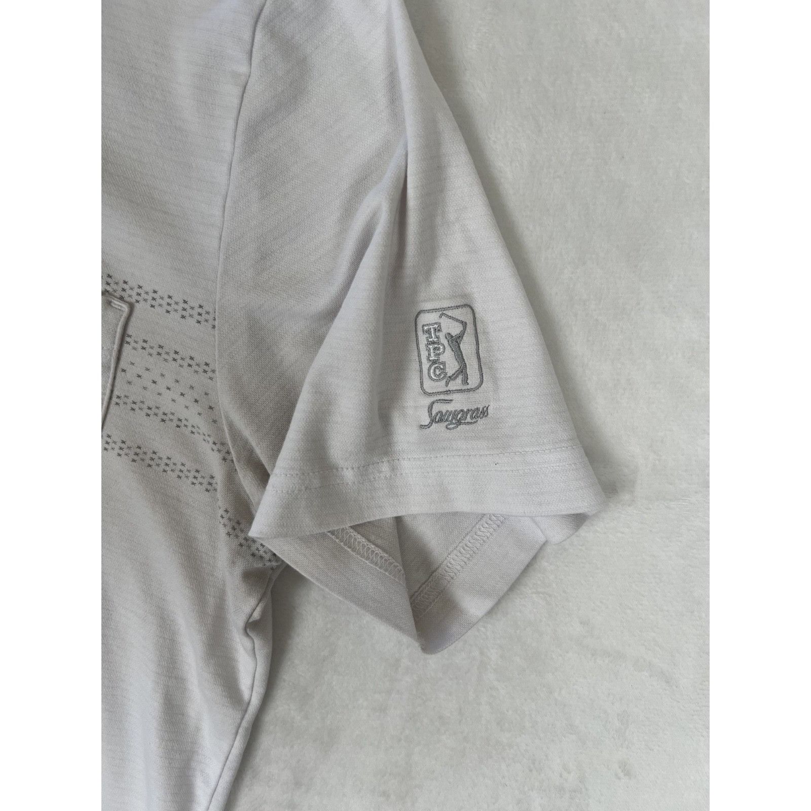 TravisMathew Travis Mathew Men's Medium TPC Sawgrass Golf Polo Shirt Whit Size US M / EU 48-50 / 2 - 5 Thumbnail