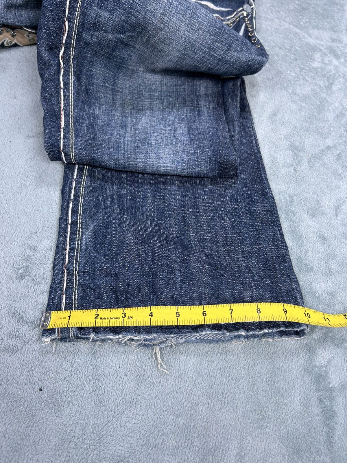 True Religion Vintage 00’s Laguna Beach Jeans co Flared Jeans Size US 31 - 17 Thumbnail