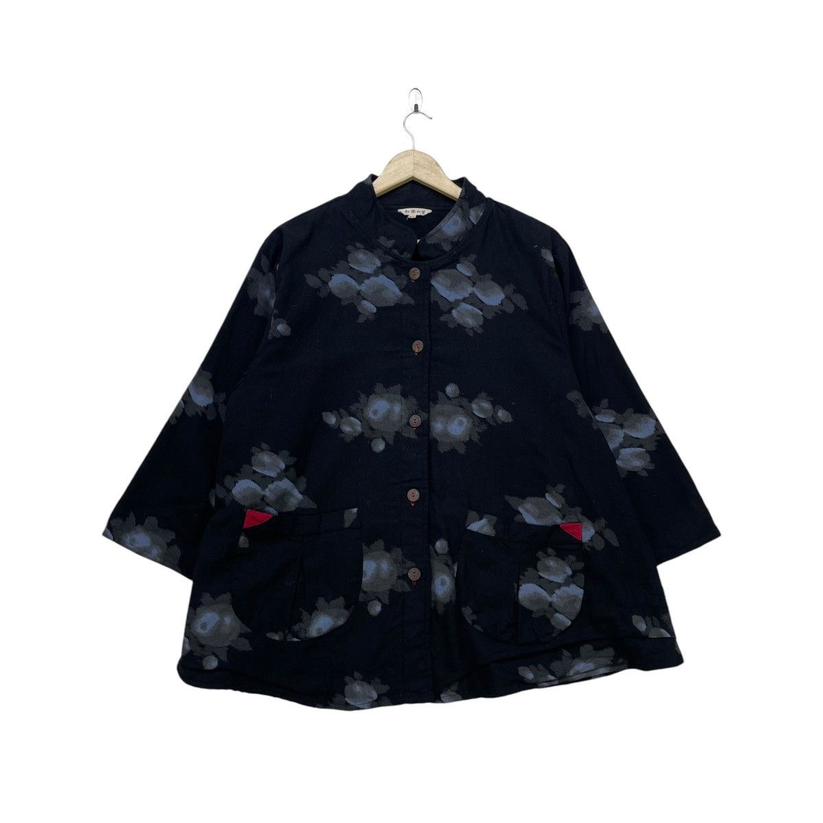 Issey Miyake × Japanese Brand Japanese Brand Chinese Baggy Jacket Inspired Issey Miyake Size M / US 6-8 / IT 42-44 - 1 Thumbnail
