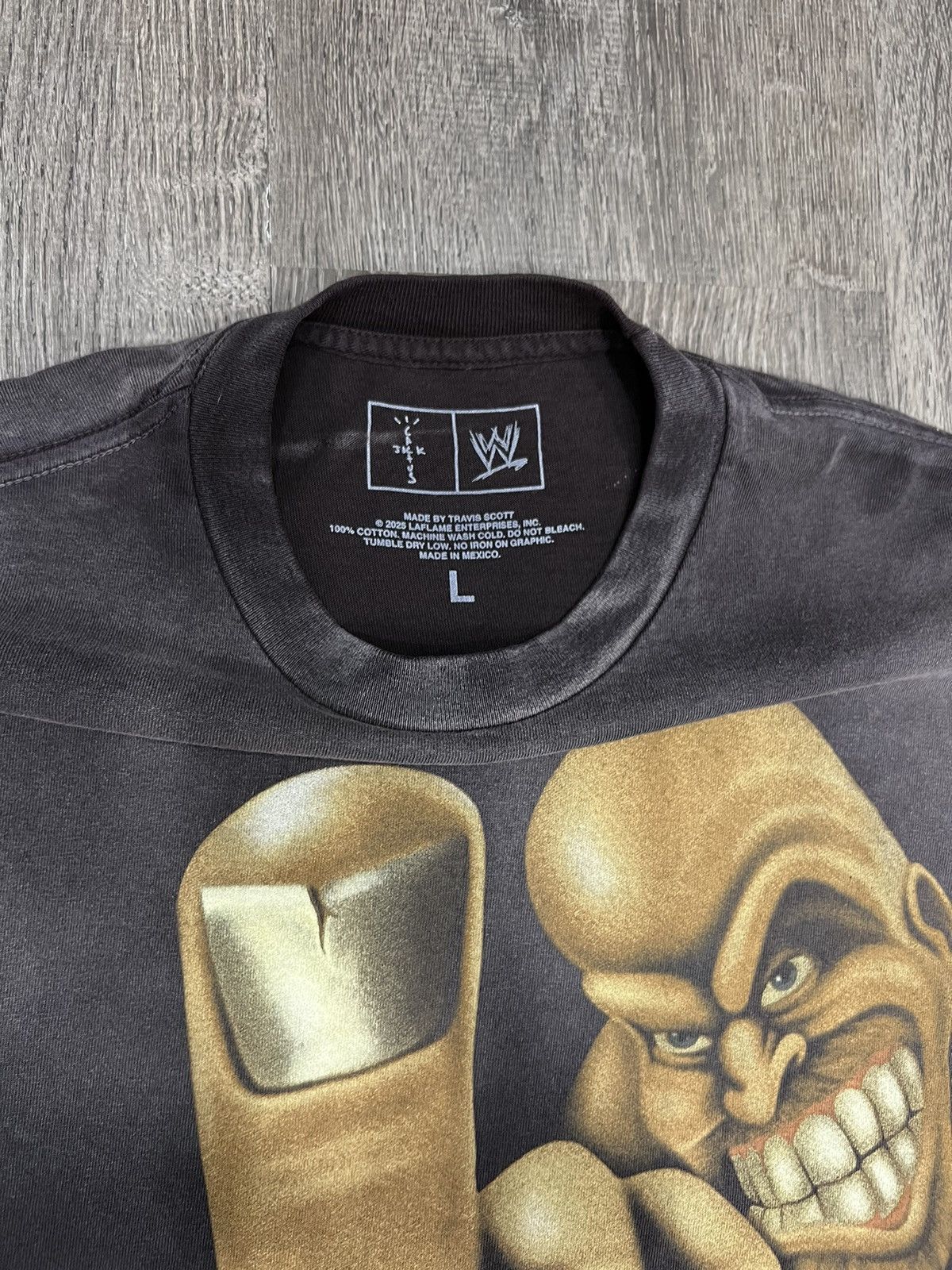 Travis Scott Travis Scott Cactus Jack WWE No Bystanders Tee Size L New Size US L / EU 52-54 / 3 - 2 Thumbnail