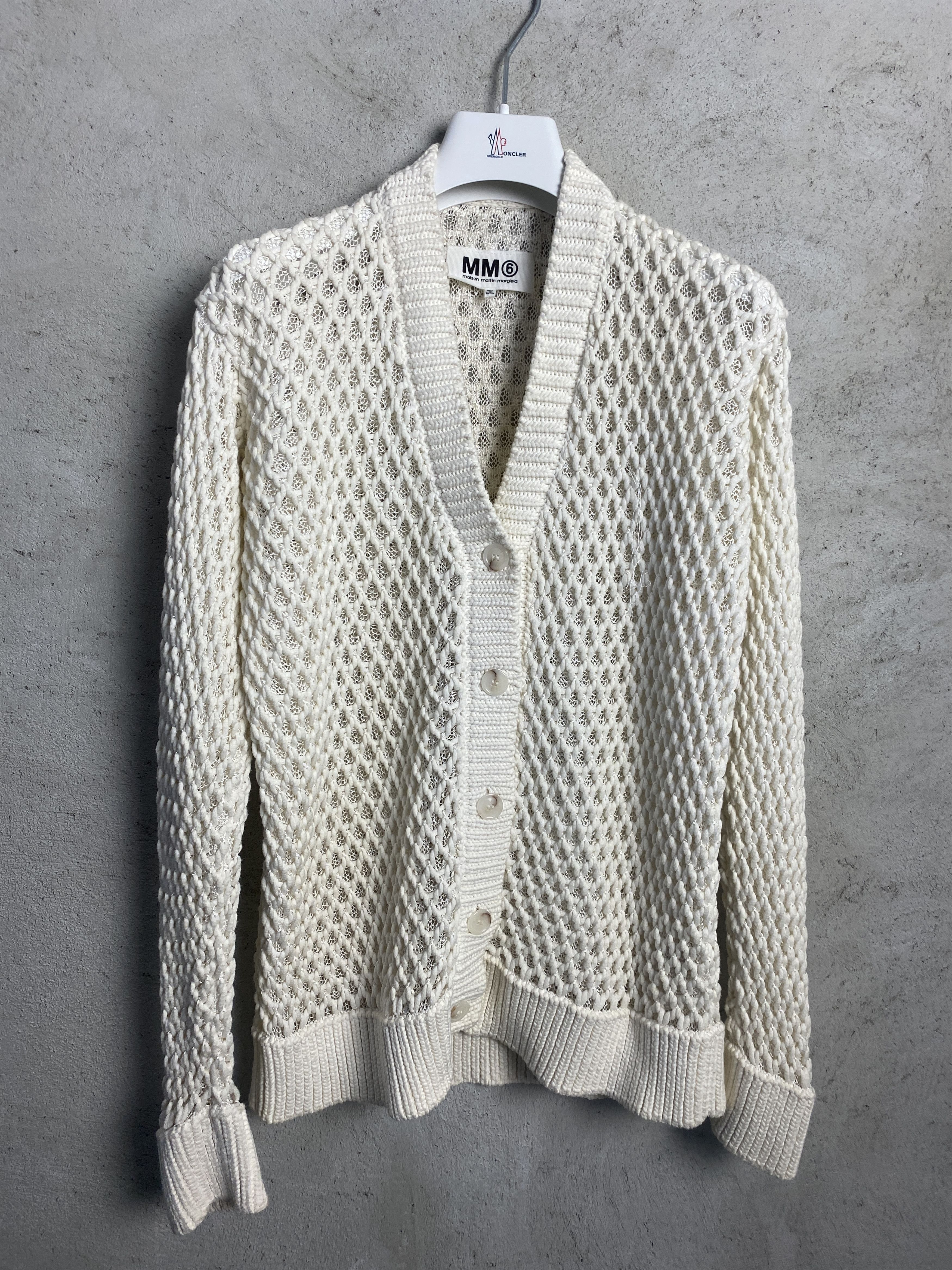 MM6 MM6 Maison Margiela knit sweater cardigan Size S / US 4 / IT 40 - 1 Thumbnail