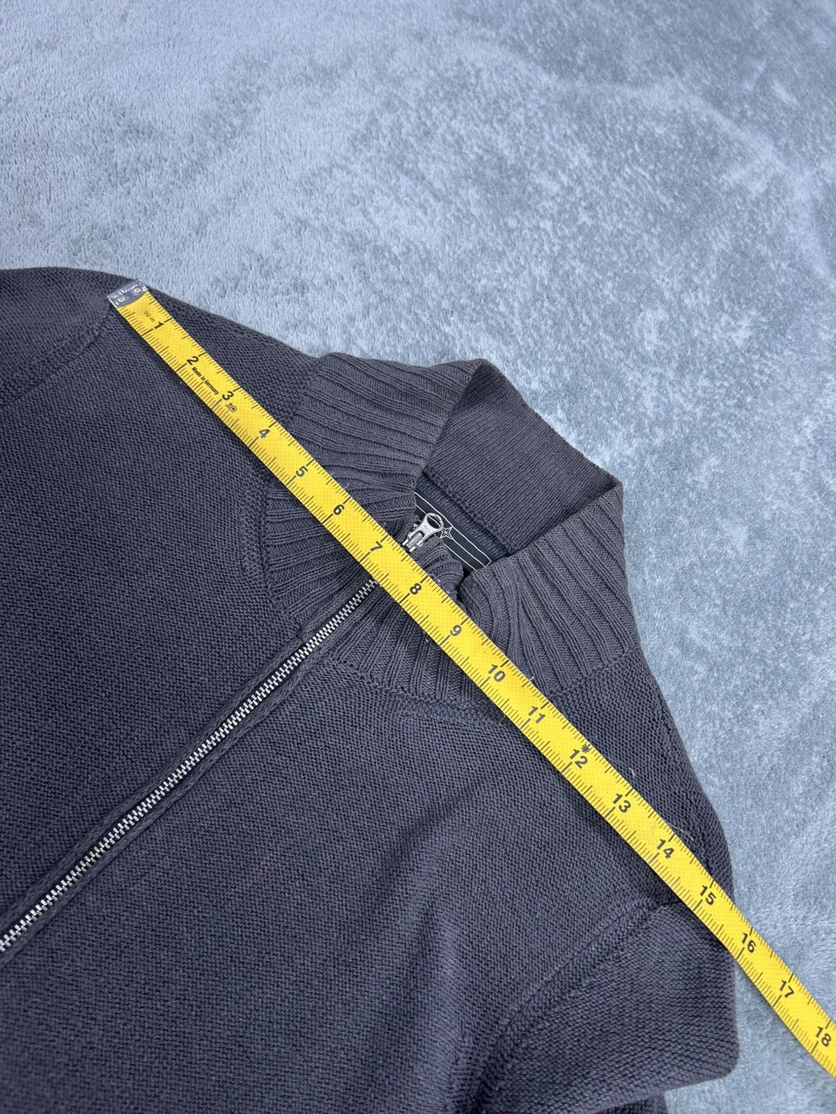 Stone Island Stone Island Denim Knit Zipper Jacket Size US S / EU 44-46 / 1 - 12 Thumbnail
