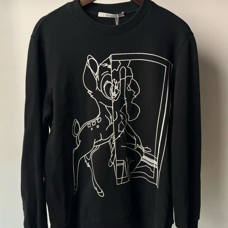 Givenchy Givenchy Black Women's Sweatshirt with Graphic 0089 Size S / US 4 / IT 40 - 1 Thumbnail