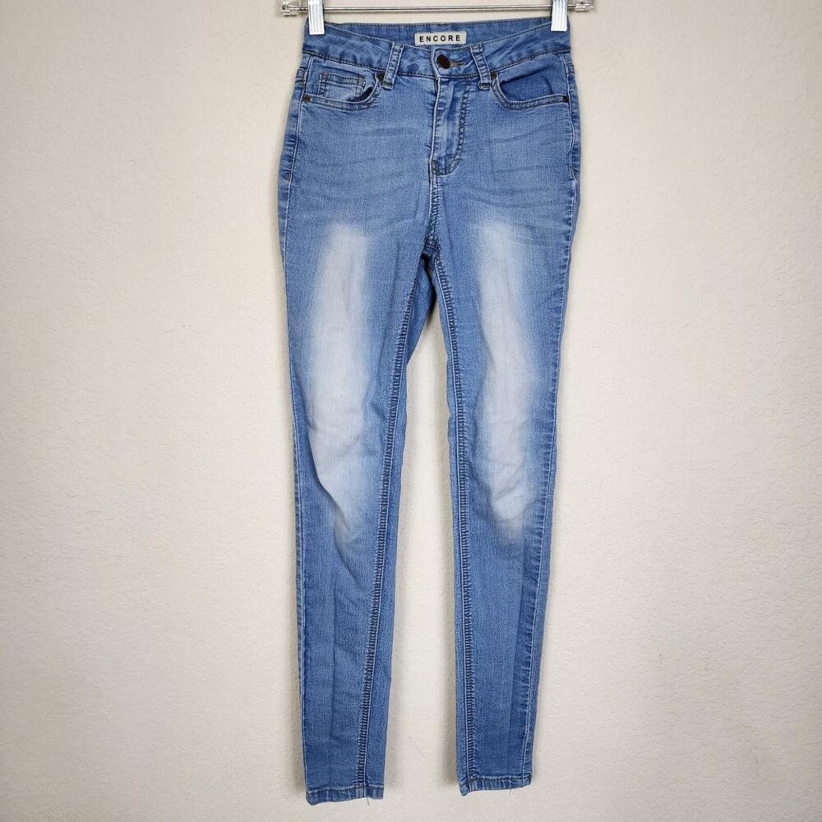 Other Encore Acid Wash Size 0 Skinny Jeans Size 25" / US 0 / IT 36 - 1 Thumbnail
