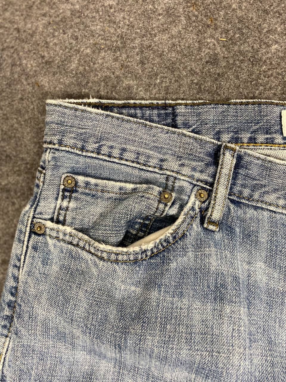 Levi's vintage levis 514 slim straight distressed denim Size US 38 / EU 54 - 9 Thumbnail