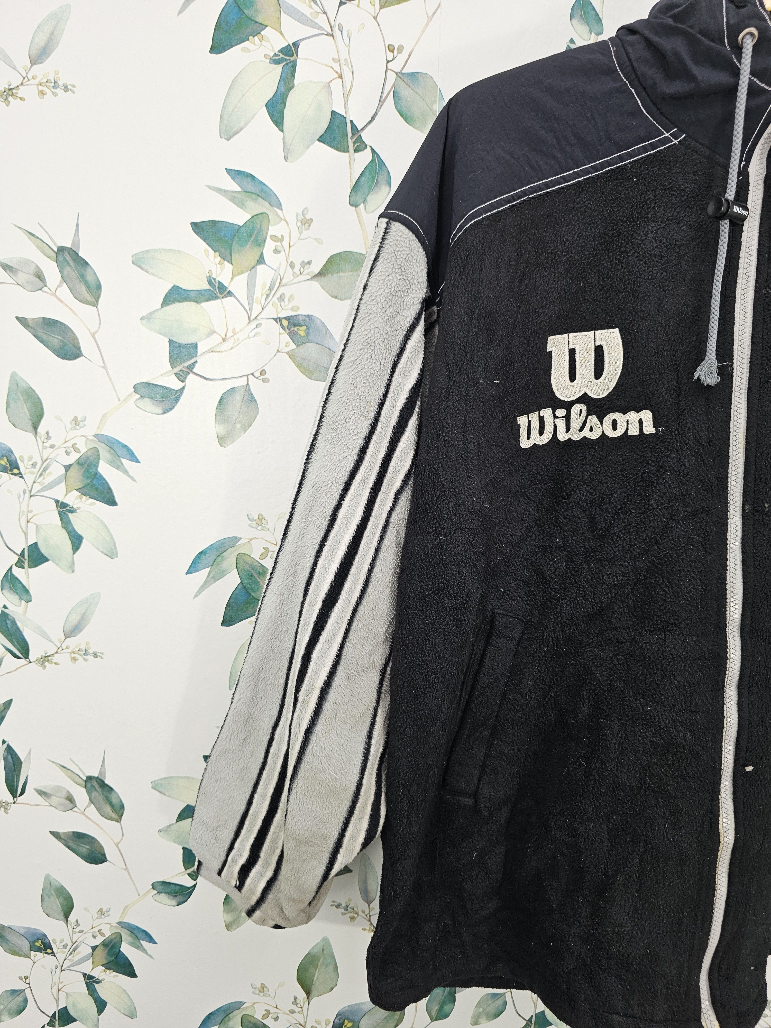 Wilson Vtg WILSON Sportwear Spellout Polartec Fleece Jacket J0123 Size US L / EU 52-54 / 3 - 4 Thumbnail