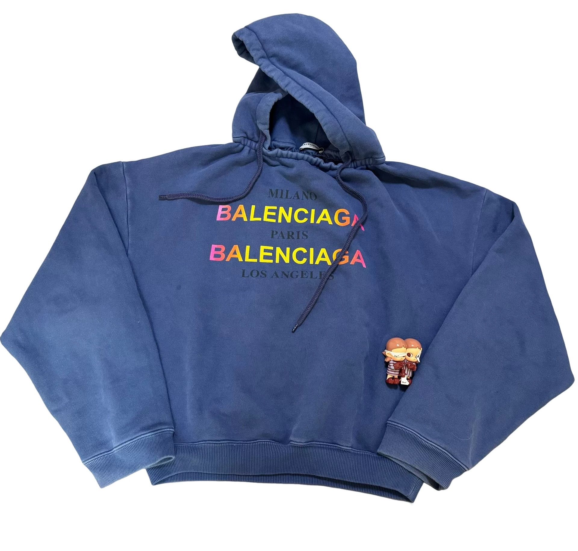 Balenciaga Balenciaga Gradient Logo Hoodie Size XS Size US XS / EU 42 / 0 - 1 Thumbnail