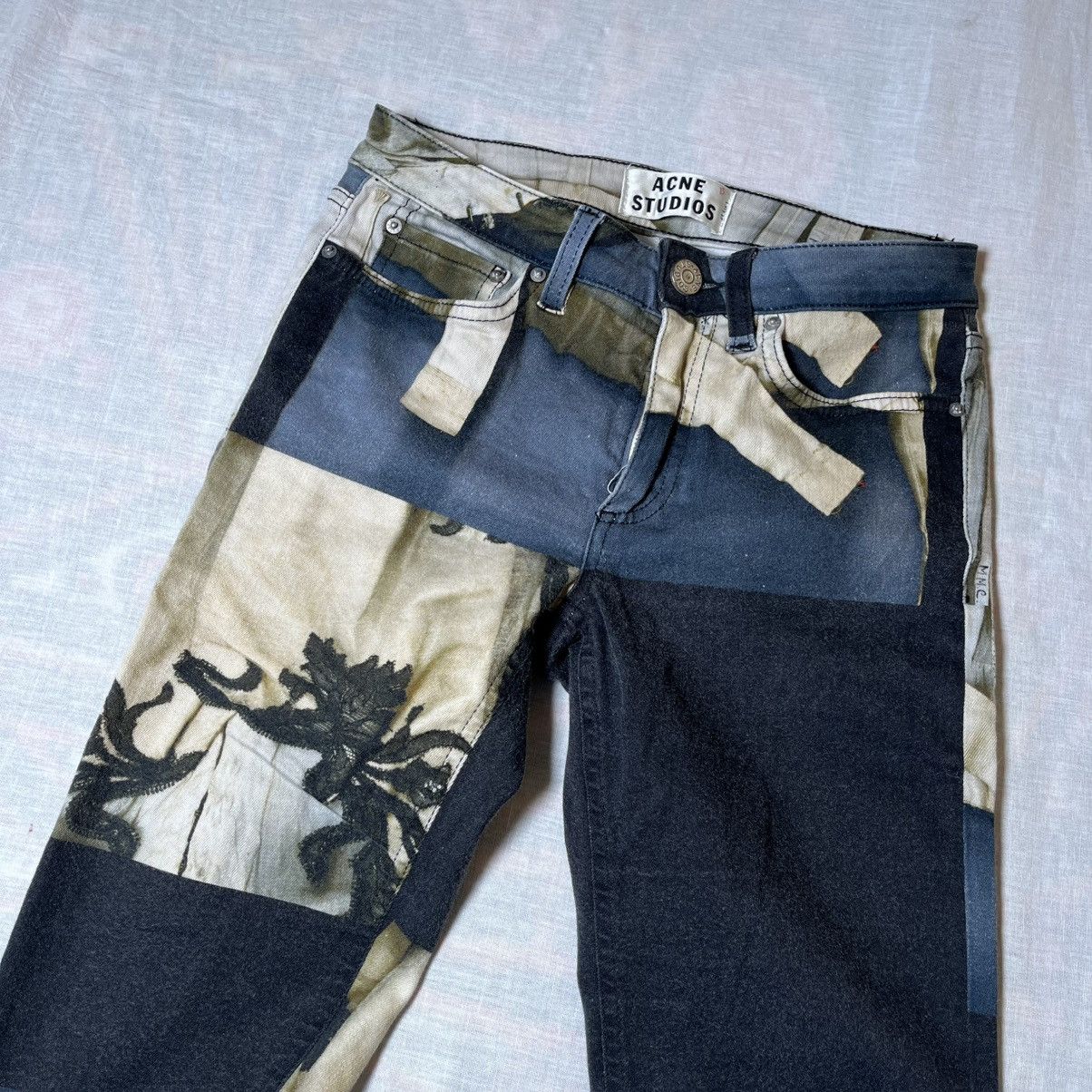 Acne Studios Acne Studios designer high fashion luxury jeans with print🌌 Size 27" / US 4 / IT 40 - 3 Thumbnail