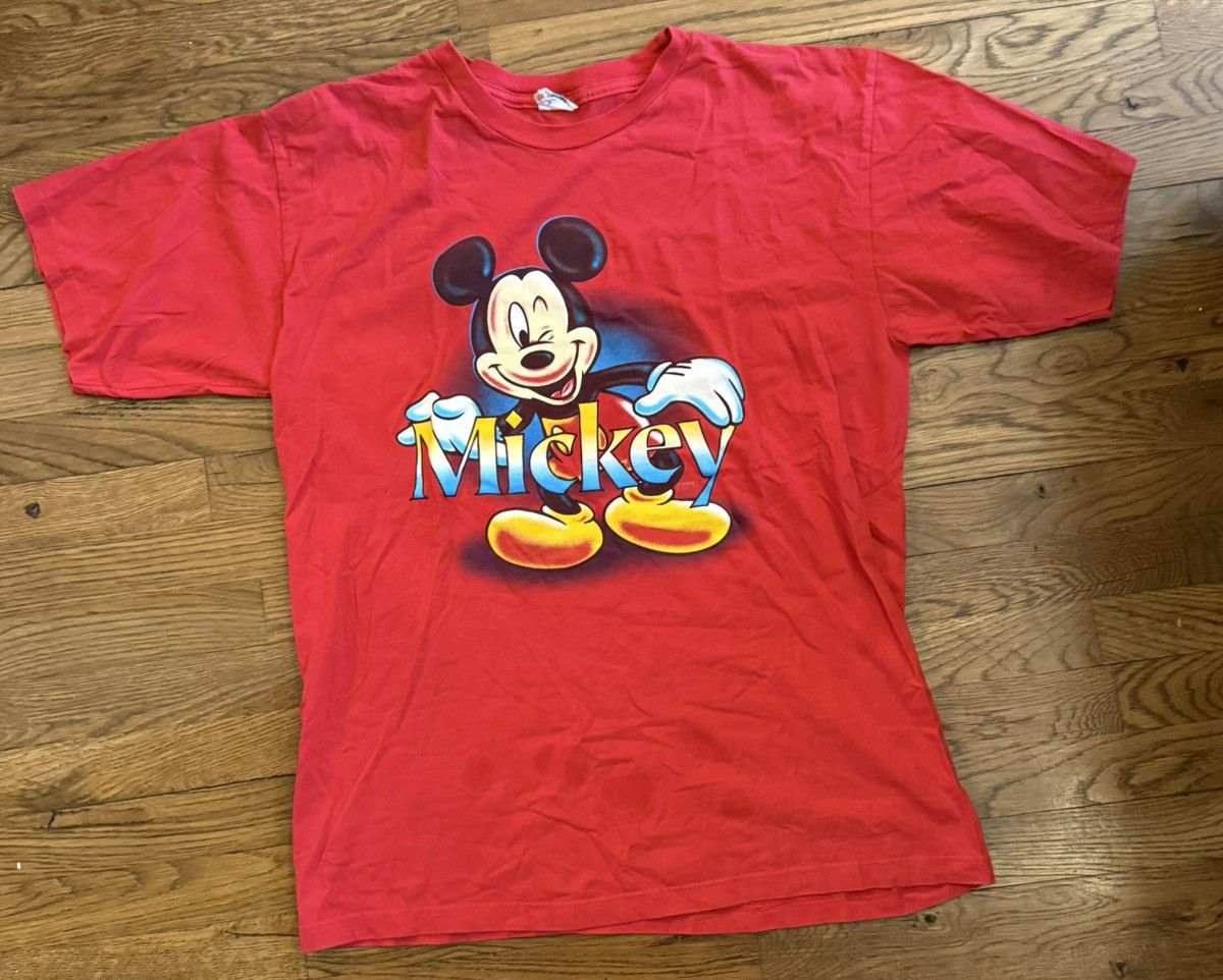 Disney × Mickey Mouse × Vintage Vintage Mickey Mouse Tee Size US XL / EU 56 / 4 - 1 Thumbnail