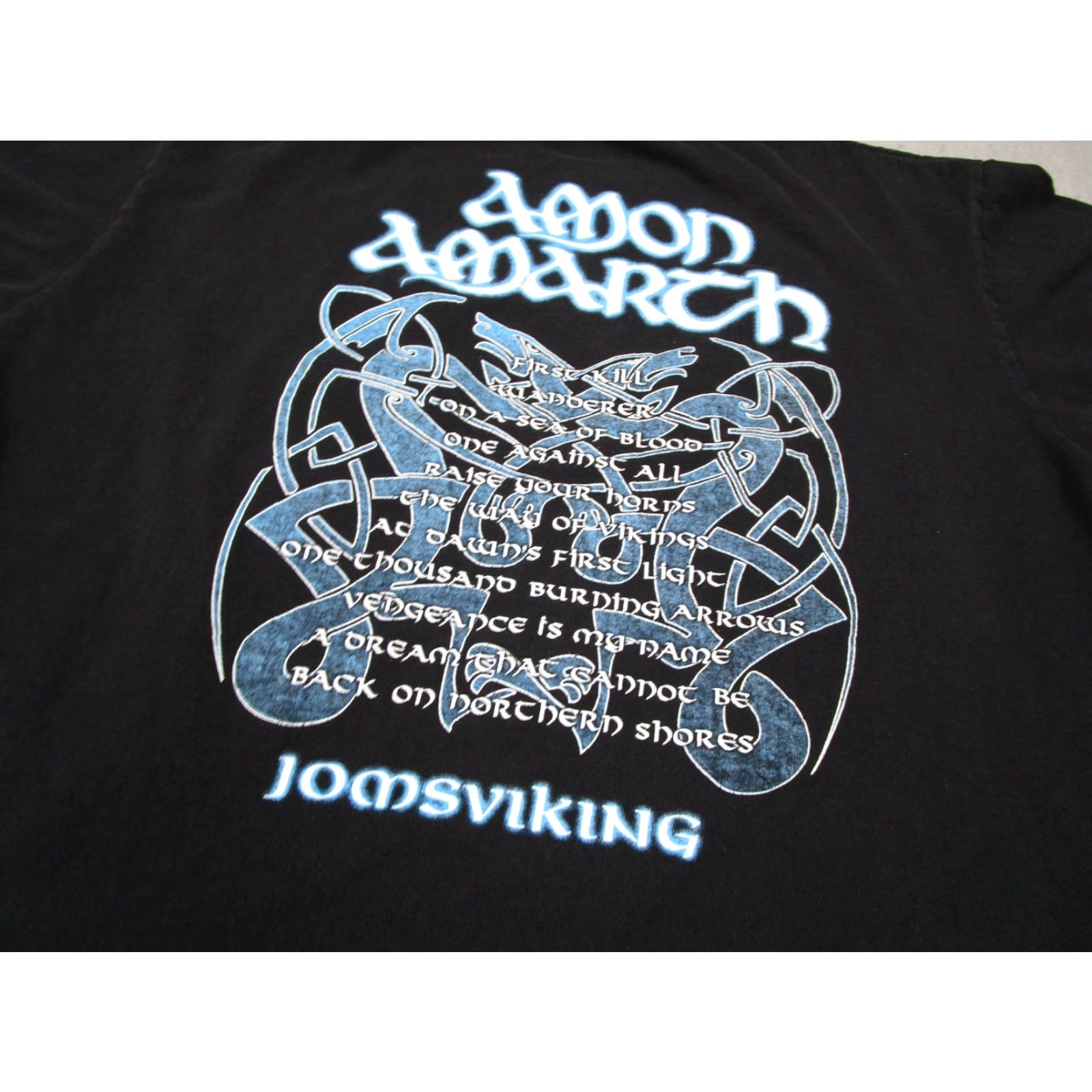 Doublet Aman Amarth Shirt Mens Large Black Jomsviking Yazbek Double Sided Short Sleeve Size US L / EU 52-54 / 3 - 5 Thumbnail