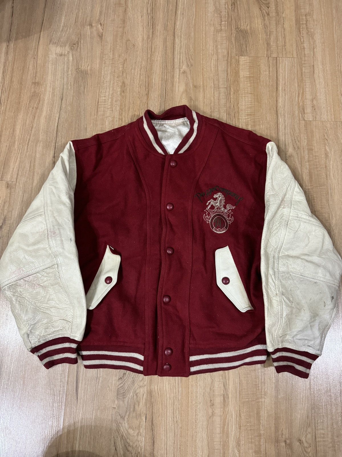 Vintage VINTAGE PAZZO COMPANY VARSITY JACKET Size US L / EU 52-54 / 3 - 1 Thumbnail