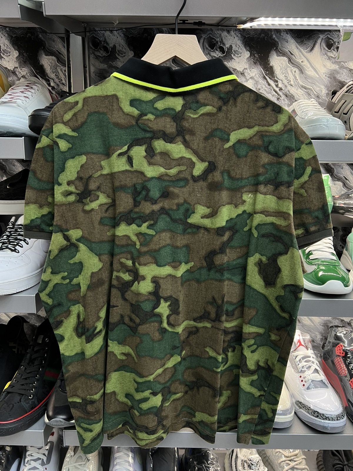 Moncler Moncler Camo Polo Tee Size US XXL / EU 58 / 5 - 2 Thumbnail