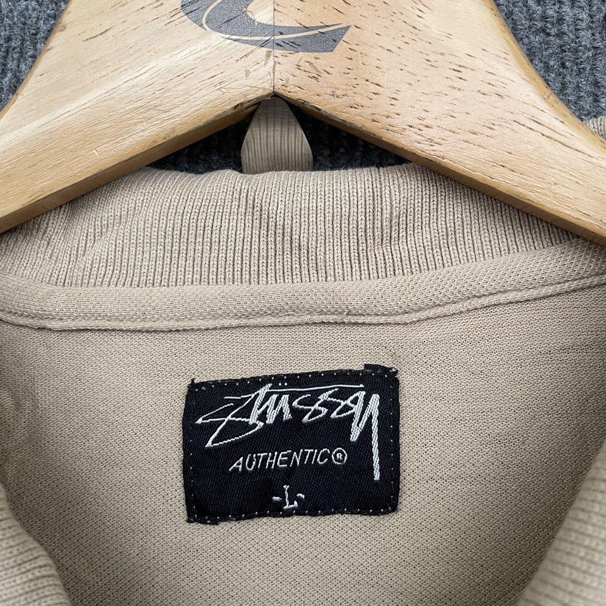 Stussy × Vintage Vintage Stussy Essentials Polo T Shirt Size US L / EU 52-54 / 3 - 6 Thumbnail