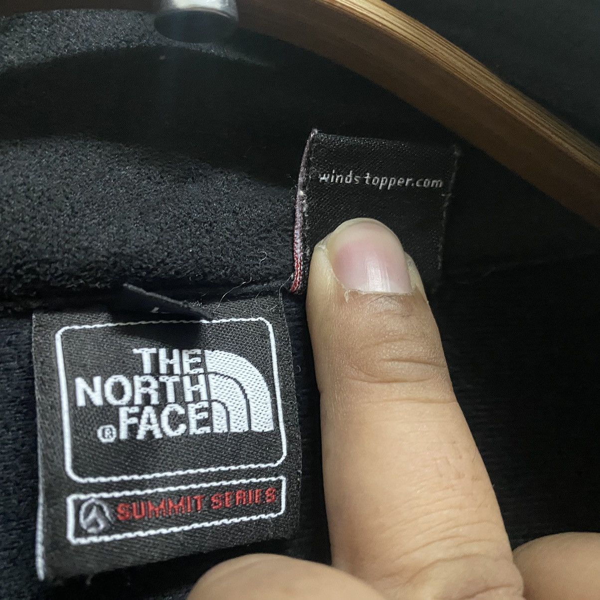 The North Face × Vintage TNF Summit Series Windstopper Fleece Jacket Zipper Up Size US L / EU 52-54 / 3 - 5 Thumbnail