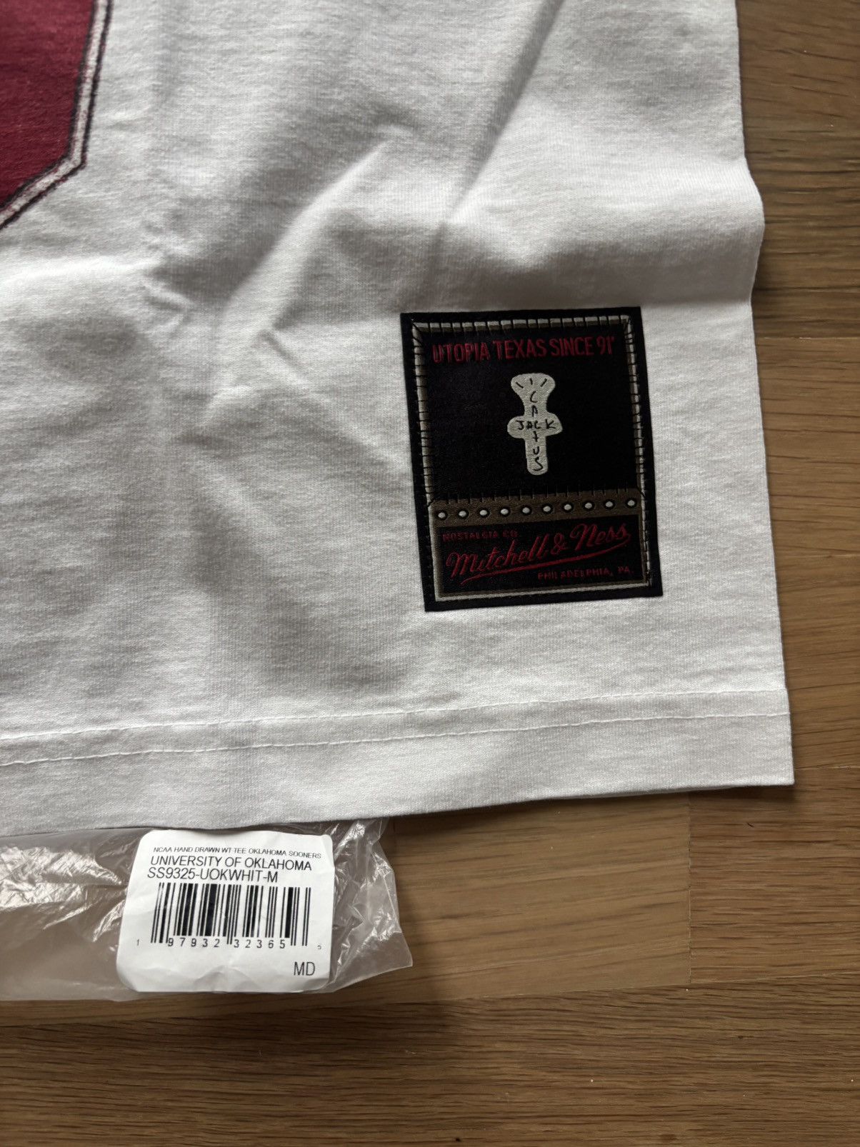 Mitchell & Ness × Travis Scott Travis Scott Michell & Ness Oklahoma Handdrawn Tee Size US M / EU 48-50 / 2 - 3 Thumbnail