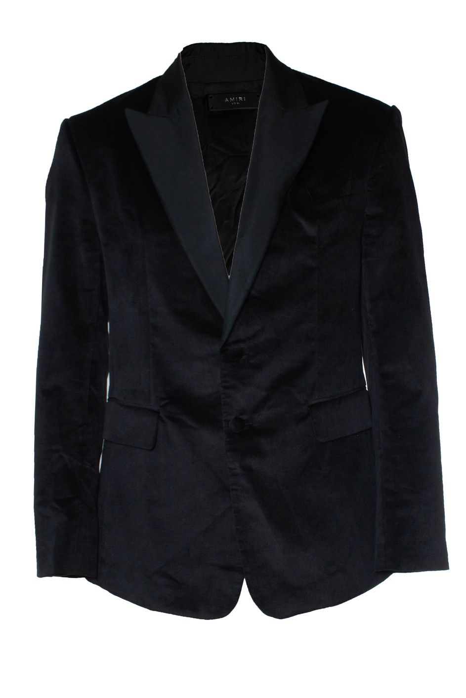 Amiri Amiri, Black velvet tuxedo jacket Size 52R - 1 Thumbnail