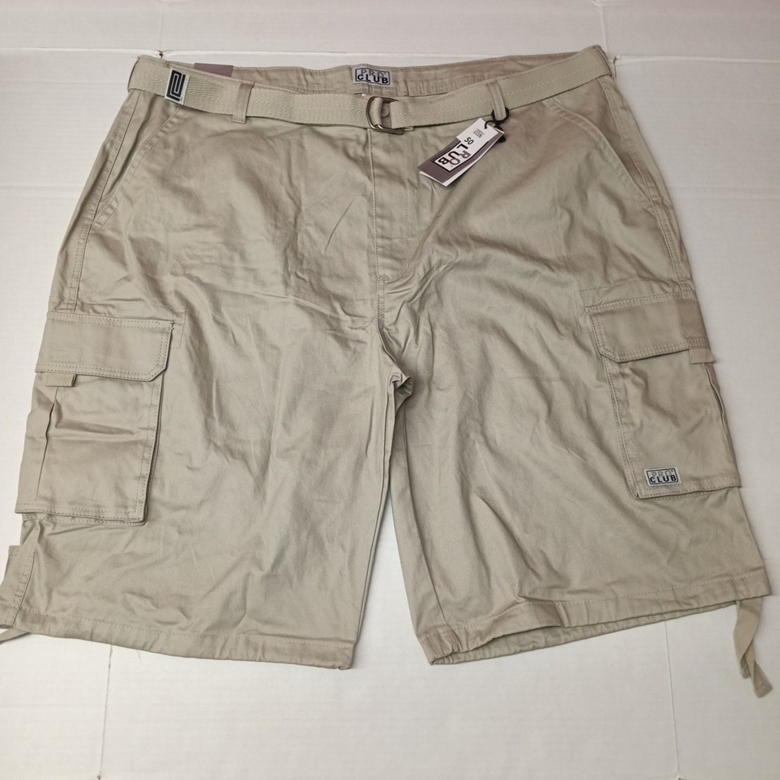 Other Pro Club Men's Big & Tall Twill Cargo Shorts Belt Size 50 Size US 44 / EU 60 - 1 Thumbnail