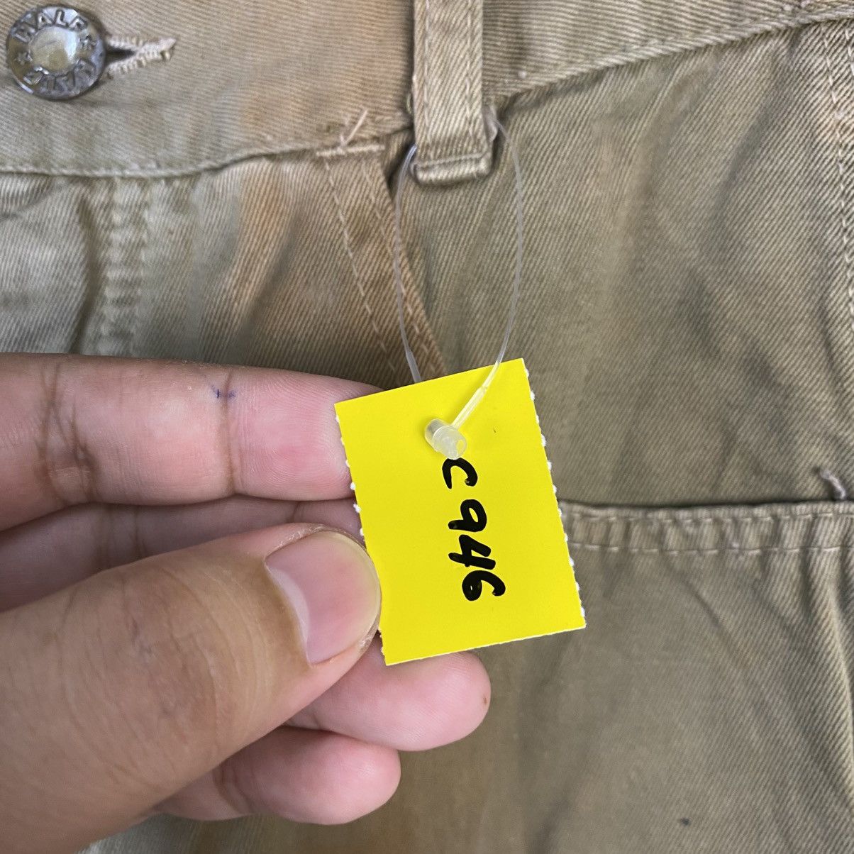 Vintage DL Half Beige cargo vintage Casual Pants #C946 Size 22" - 9 Thumbnail