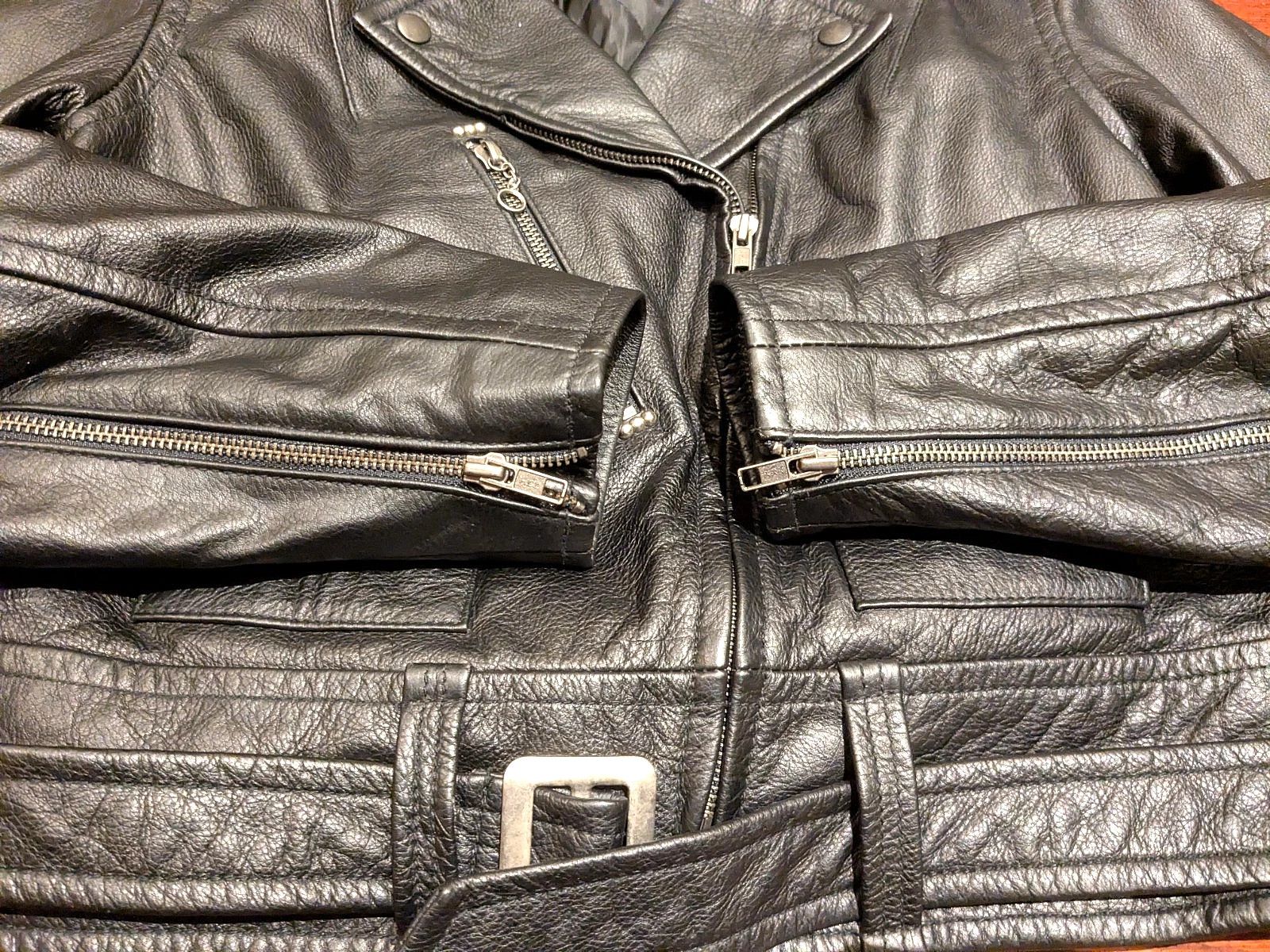 Polo Ralph Lauren Polo Jeans Co Ralph Lauren Cycle Queen Leather Moto Jacket L Size L / US 10 / IT 46 - 4 Thumbnail