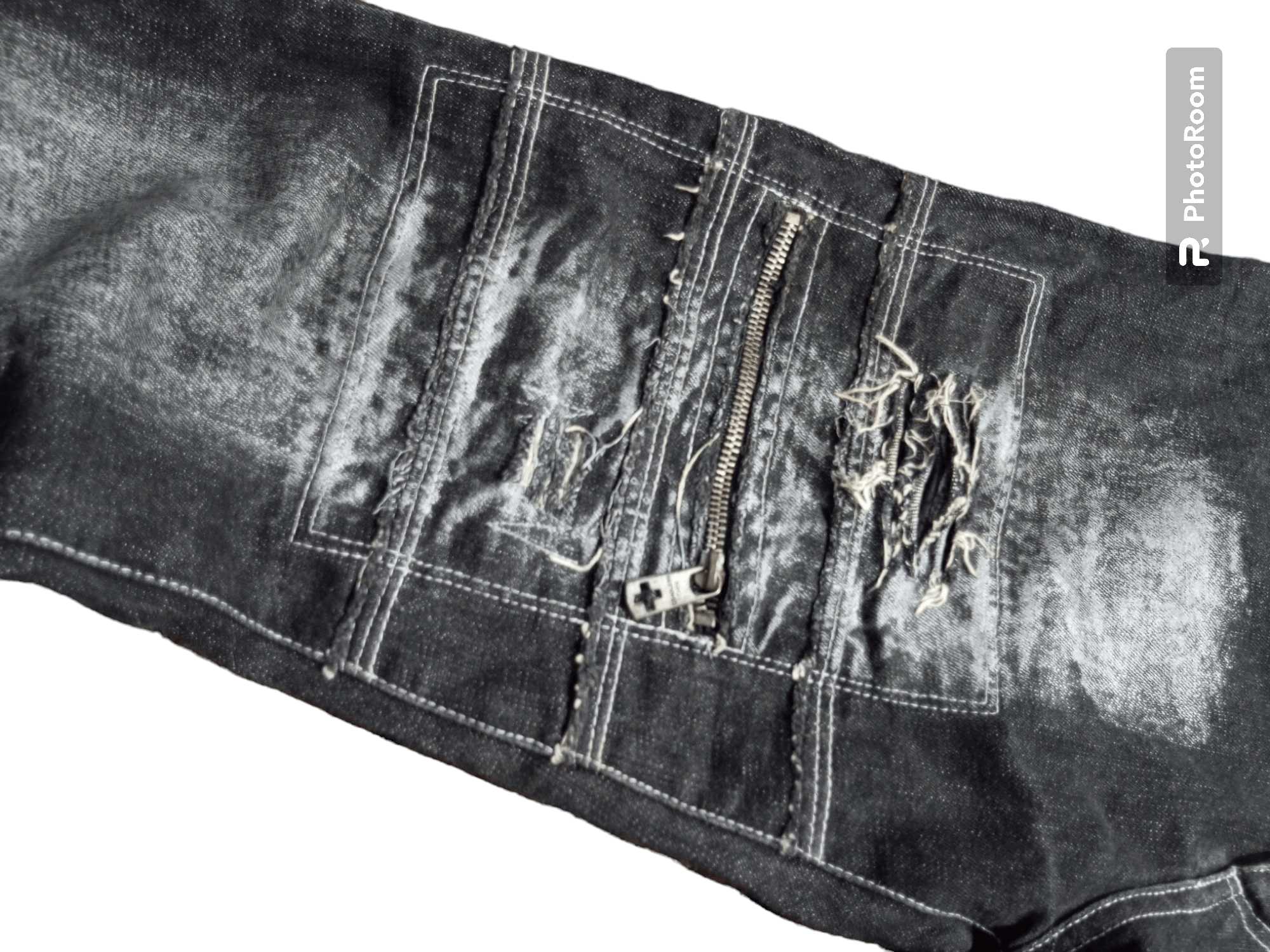 BERNINGS SHO Berning sho punk studded skull flared distressed jeans Size US 30 / EU 46 - 18 Thumbnail
