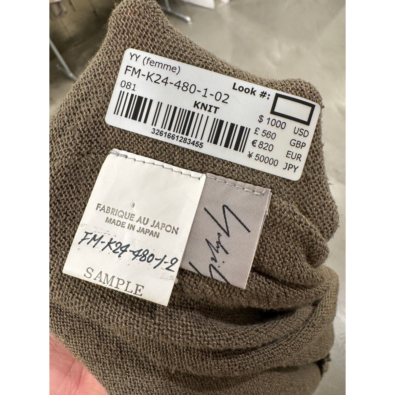 Yohji Yamamoto 2000s Yohji Yamamoto sample asymmetrical long top Size M / US 6-8 / IT 42-44 - 9 Thumbnail