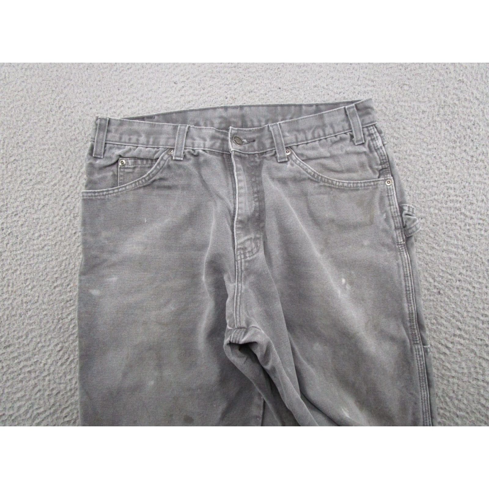 Dickies VTG Dickies Men’s Work Pants Size 32x30 Gray Cargo Pants Grunge 874 Casual Mens Size US 32 / EU 48 - 4 Thumbnail