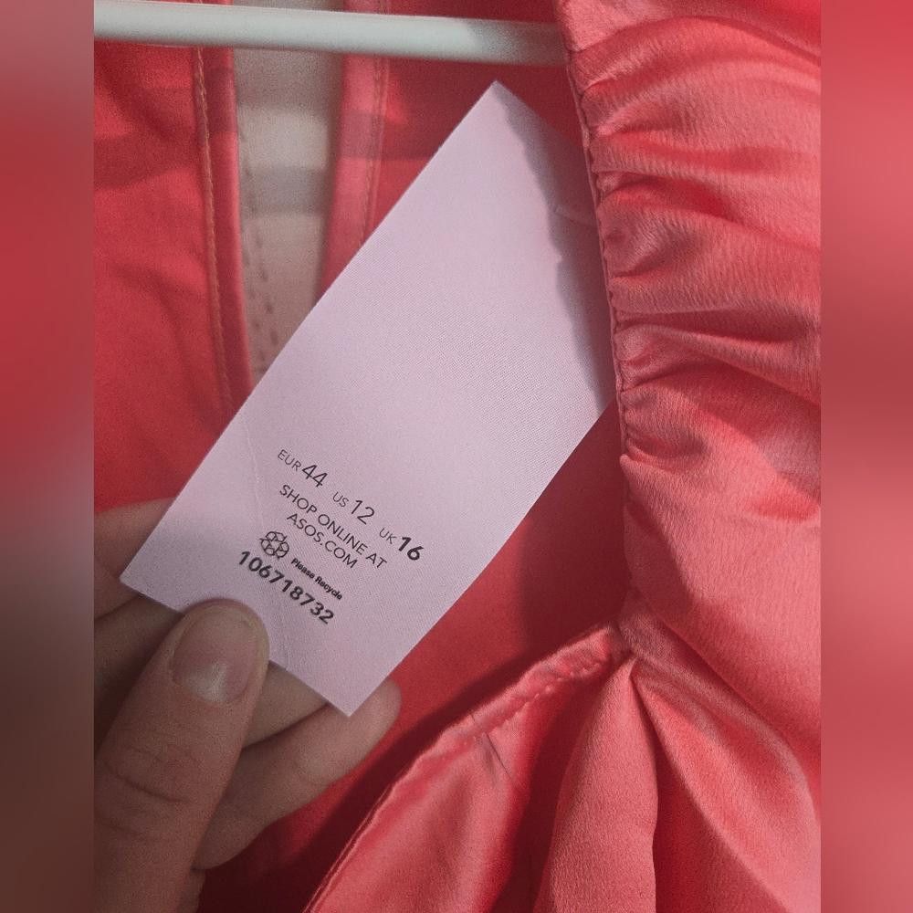 Other Miss Selfridge Petite Cut Out Ruched Satin Top Size XL / US 12-14 / IT 48-50 - 8 Thumbnail