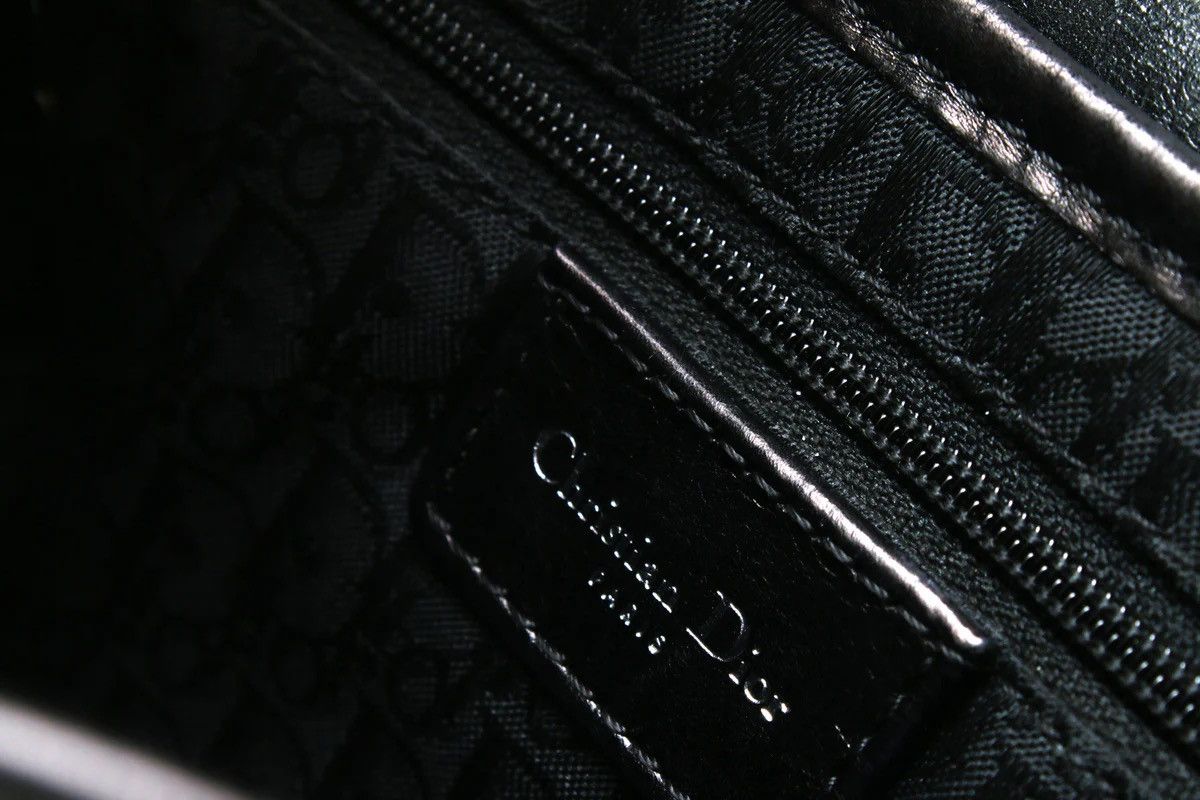 Dior Dior Punk Black Leather Hardcore Saddle Bag Size ONE SIZE - 23 Thumbnail
