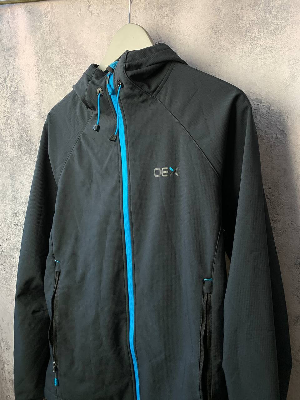 Other OEX Jacket Large Grey SoftShell Outdoor Hiking Full Zip Top Size US L / EU 52-54 / 3 - 5 Thumbnail