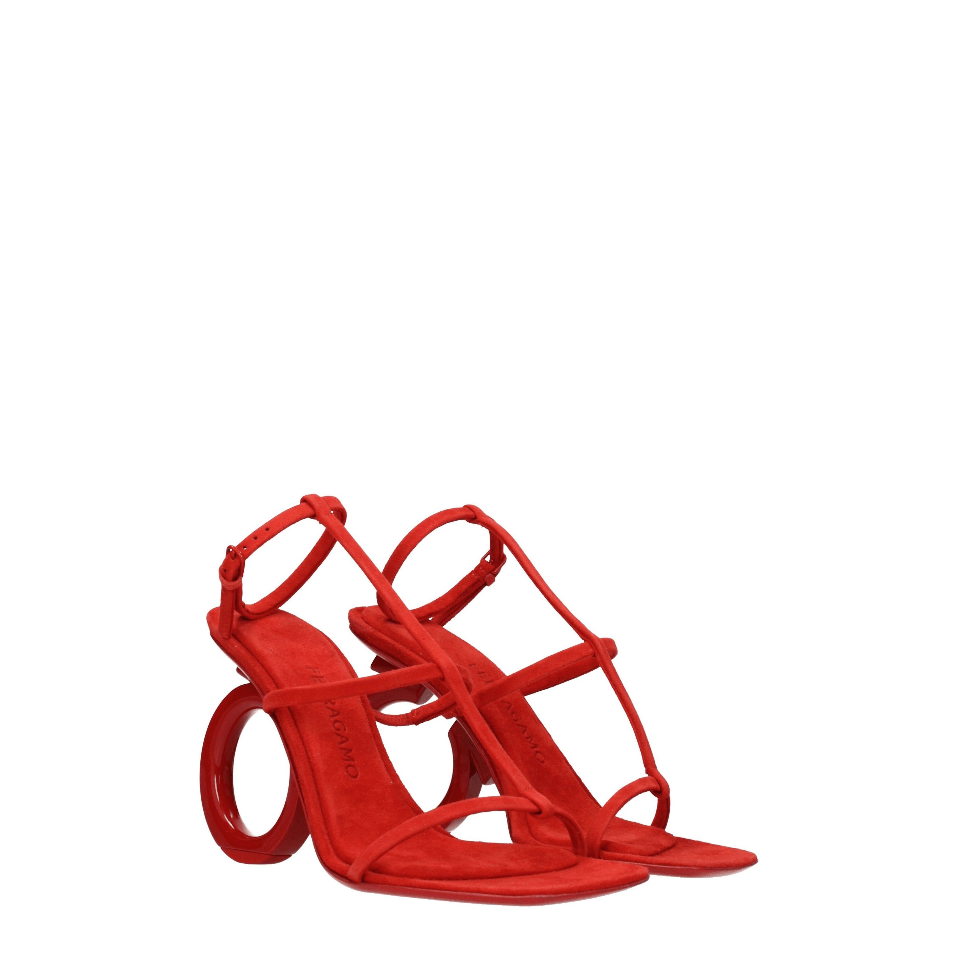 Salvatore Ferragamo Sandals in Suede Size US 7 / IT 37 - 1 Thumbnail