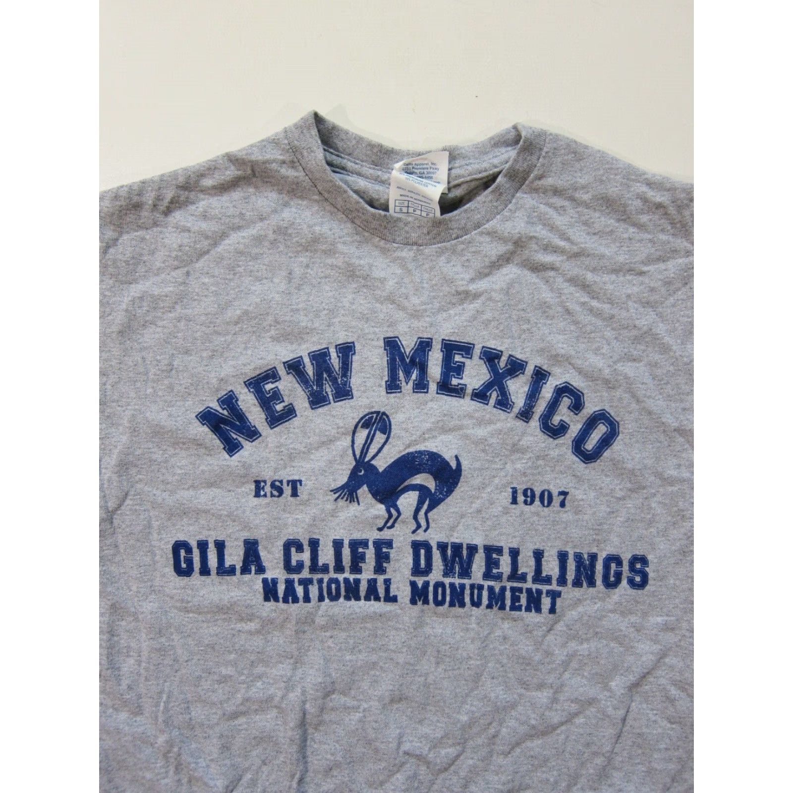 Vintage VINTAGE New Mexico Gila Cliff Dwellings National Monument Grey Blue Tshirt Men S Size US S / EU 44-46 / 1 - 5 Thumbnail