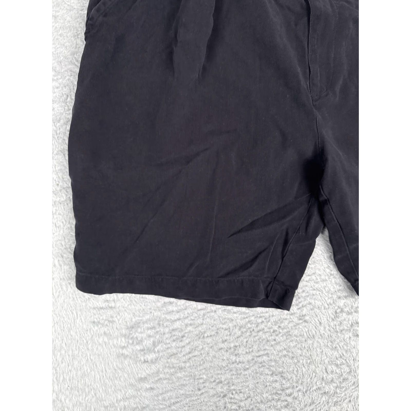 Tommy Bahama Tommy Bahama Shorts Mens 36 Black 100% Silk Relax Pleated Casual Golf Chino Mens Size US 36 / EU 52 - 3 Thumbnail