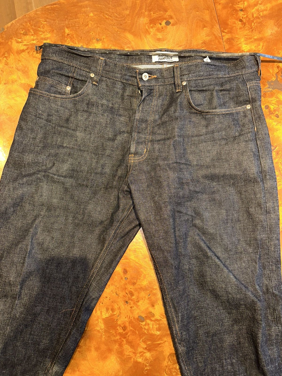 Naked & Famous Naked & Famous Size 38 Easy Guy Red Gradient Core Selvedge Size US 38 / EU 54 - 1 Thumbnail