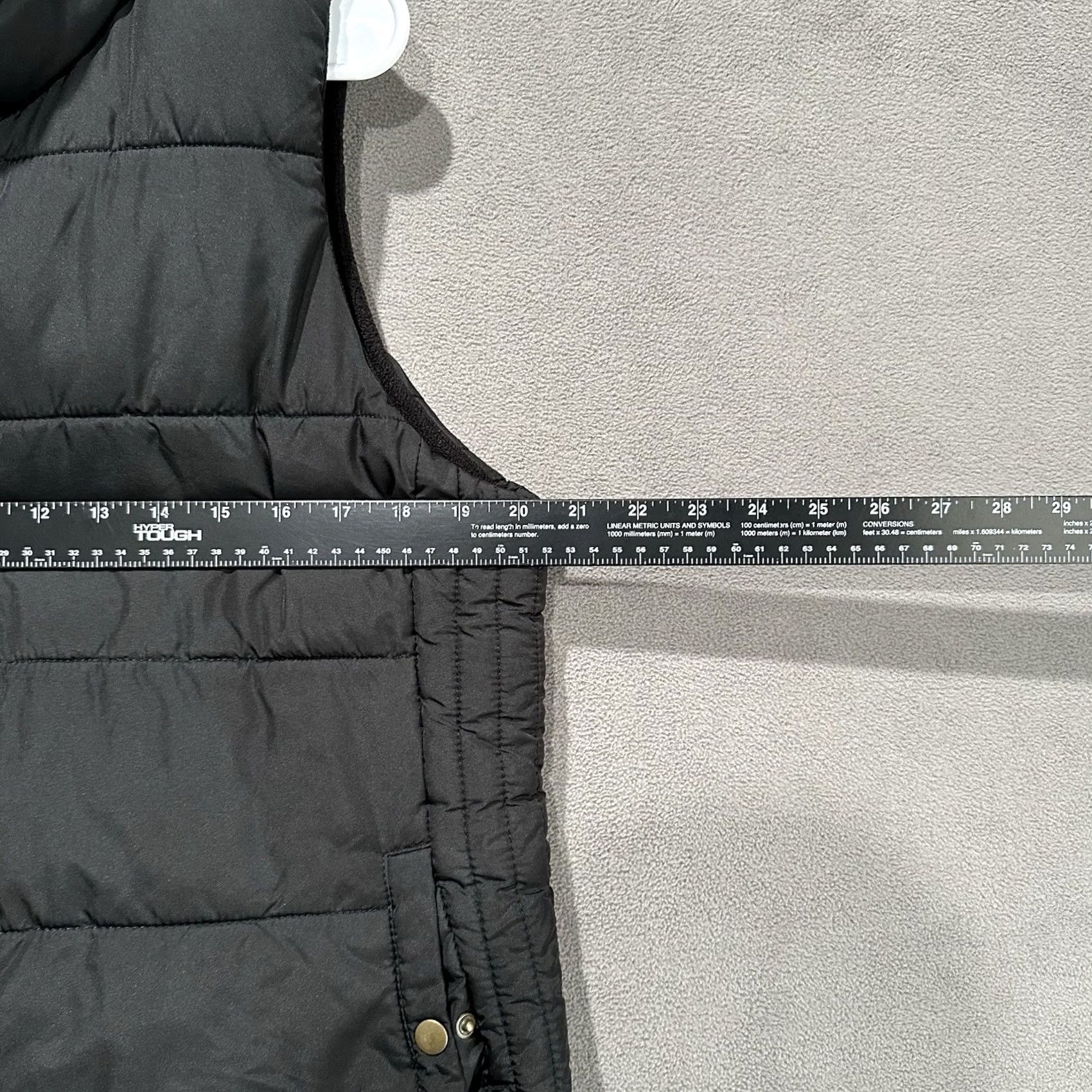 Old Navy Old Navy Vest Women Medium Black Quilted Fleece Lined Full Zip Outdoor Casual Winter Fall Size M / US 6-8 / IT 42-44 - 6 Thumbnail